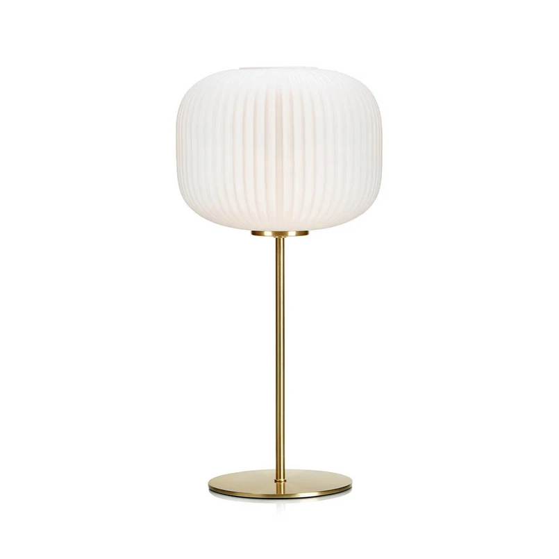 Markslöjd - Sober Tischleuchte Brushed Brass/White