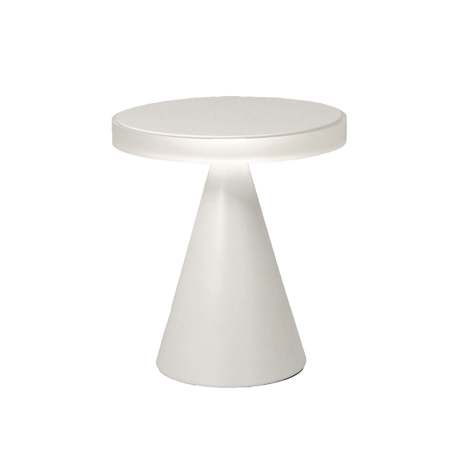 Lampada da tavolo LED Neutra, altezza 27 cm, bianco, touch dimmer