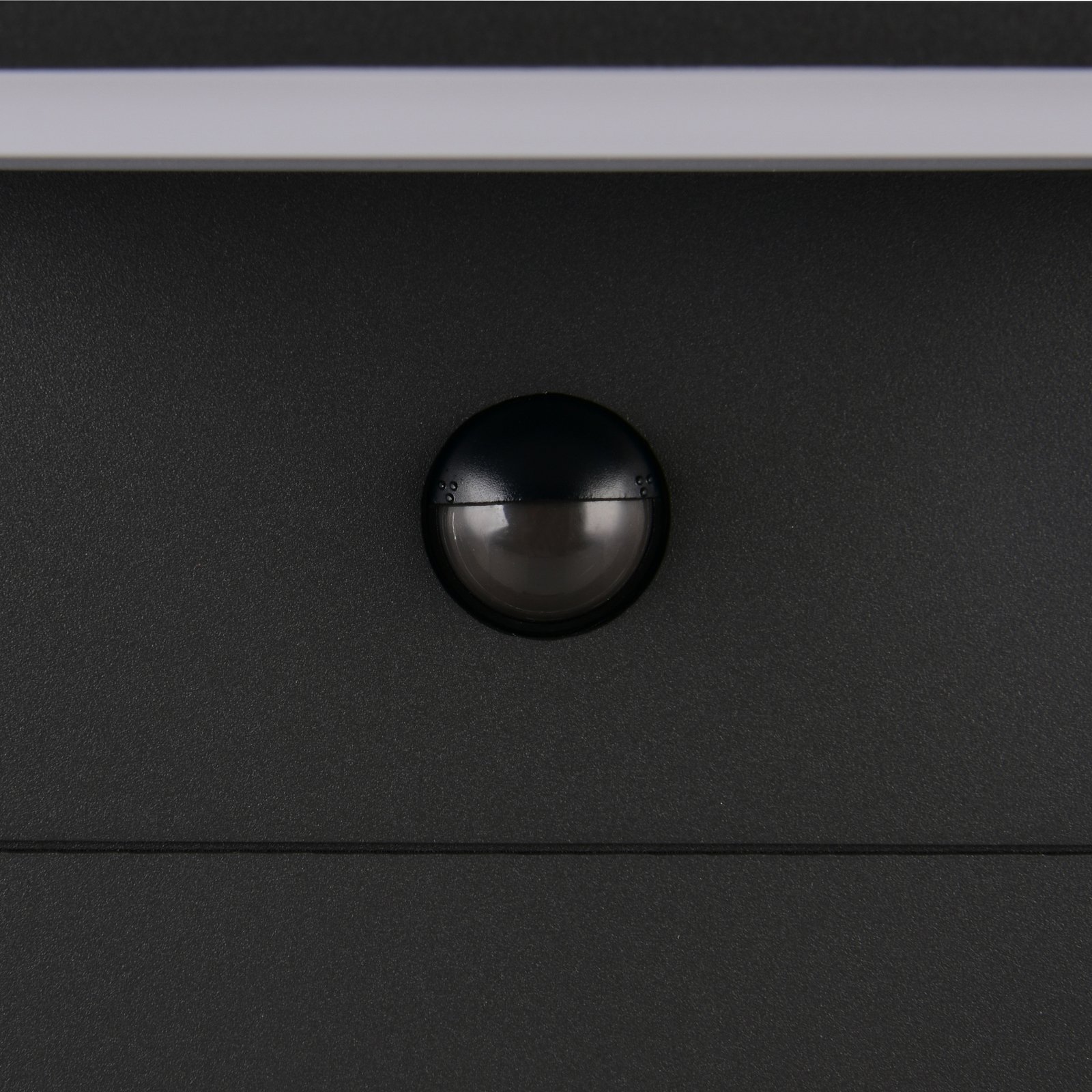 LED-Wegelampe Ravi, anthrazit, Höhe 100 cm, Sensor, IP54