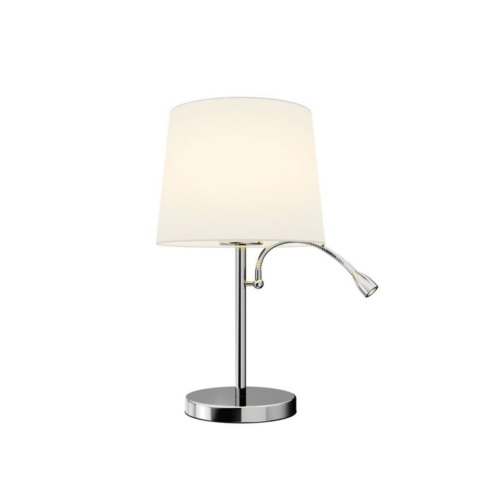 Benjiro Table Lamp White/Chrome - Lindby