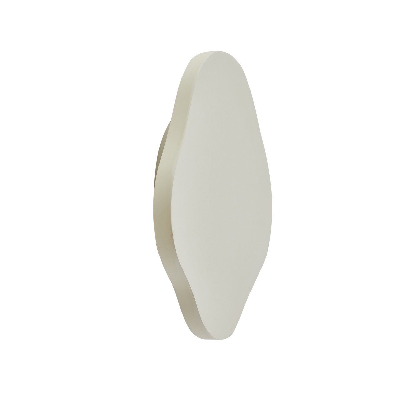 Applique murale LED Lindby Nielson, beige, plâtre, 30 x 30 cm