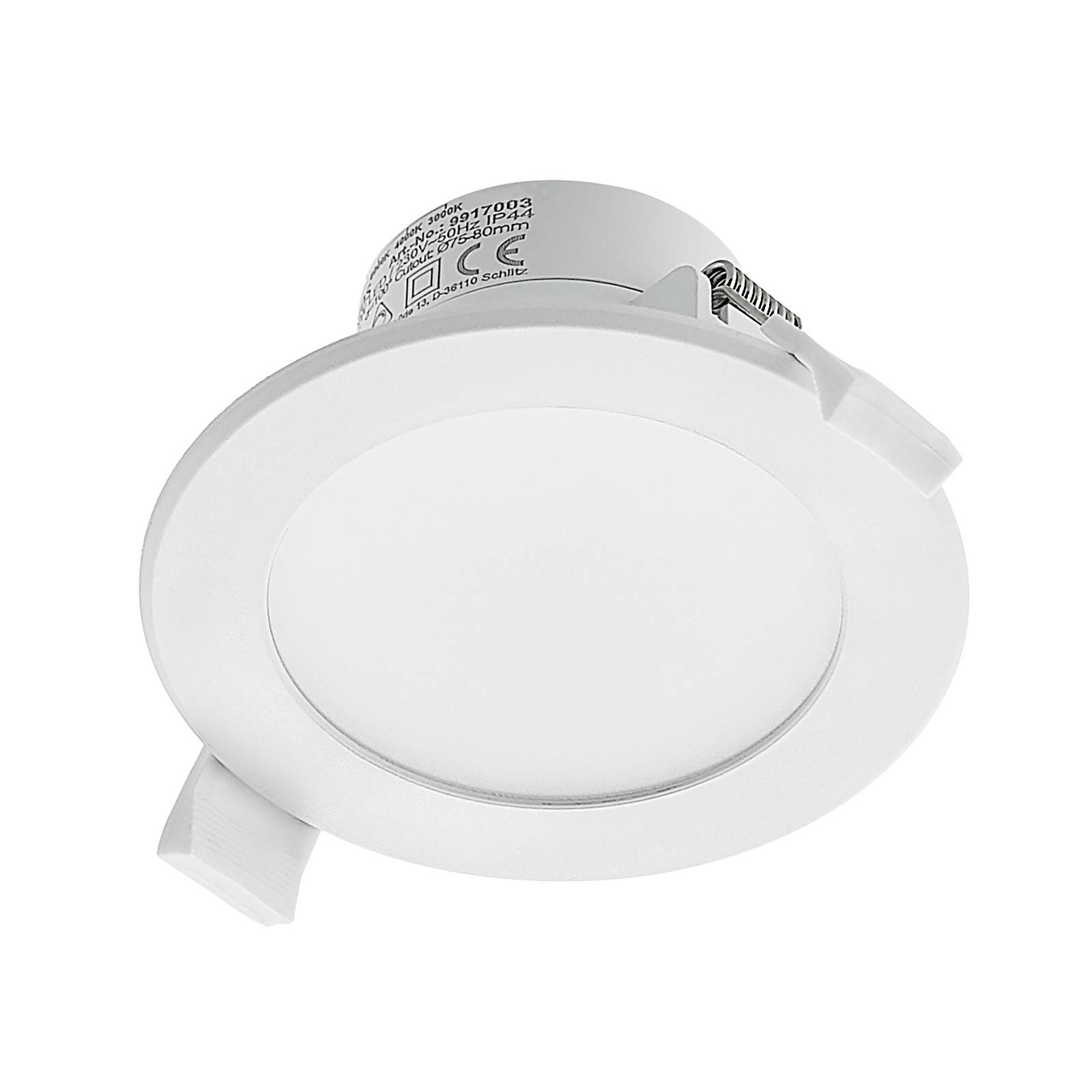 Prios Rida LED beépített spotlámpa, CCT, 9,7cm 7W