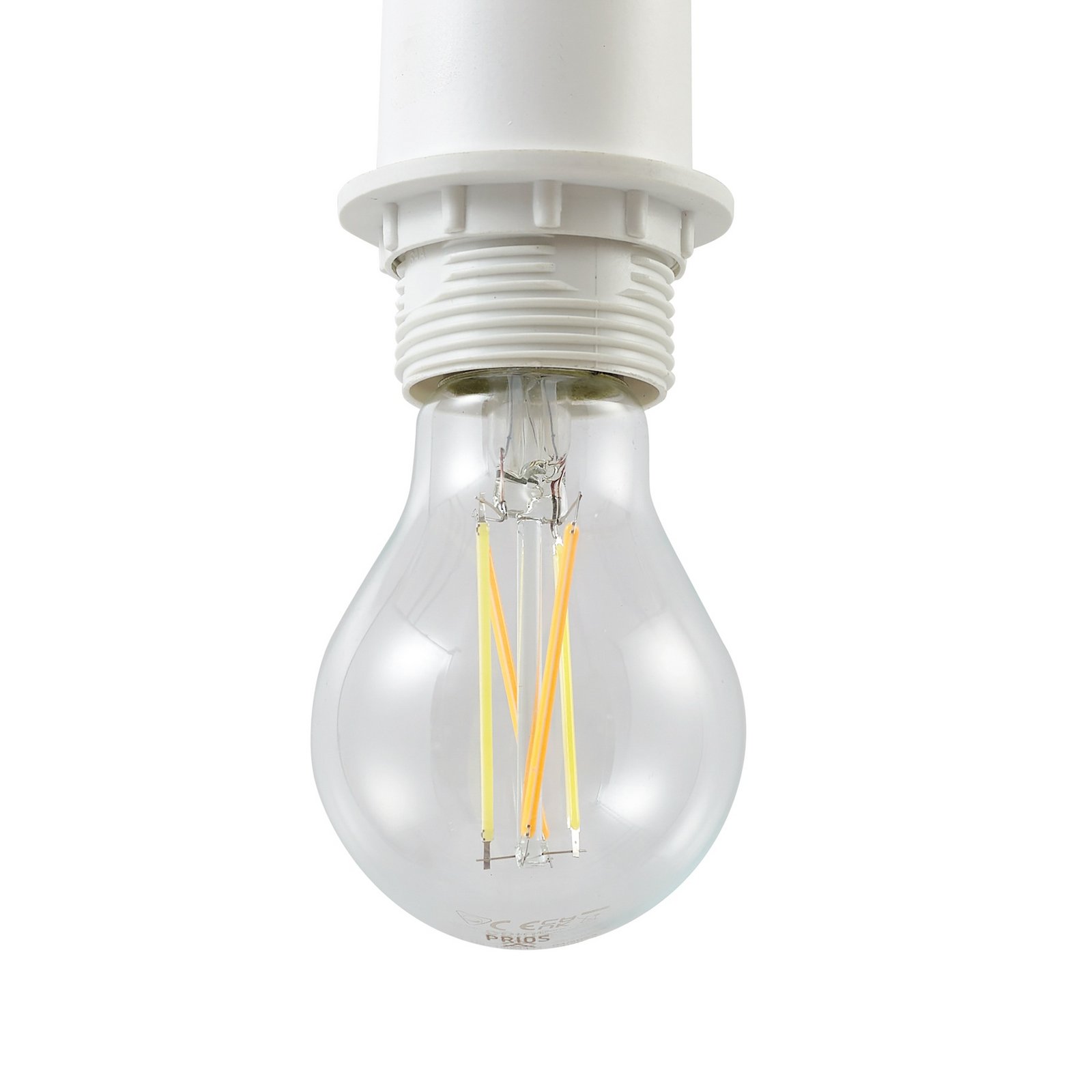 Lindby Helin pendant light, white, Ø 30 cm, fabric Lindby Helin pendant light, white, Ø 30 cm, fabric