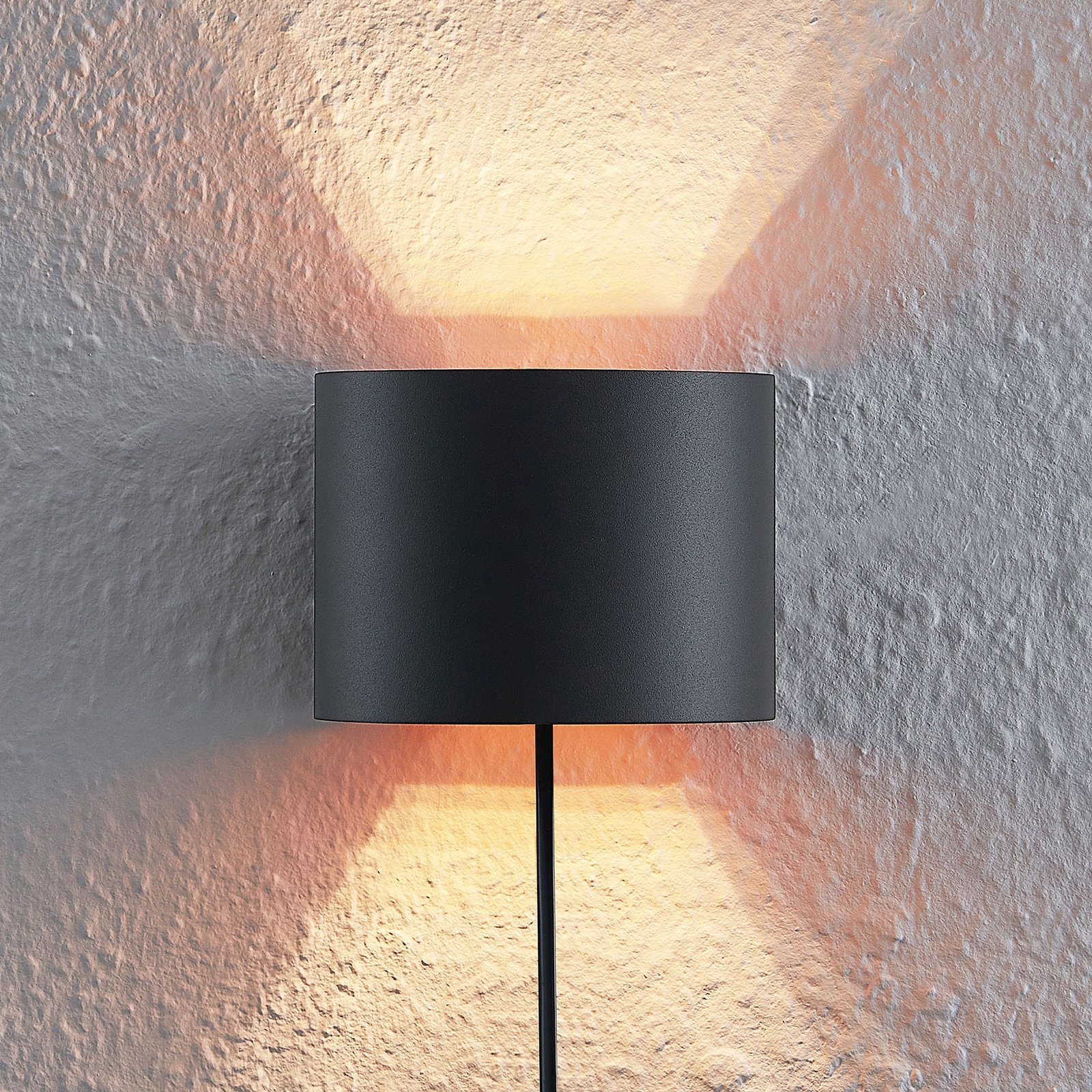 Zuzana Lampa Ścienna Round Black - Arcchio