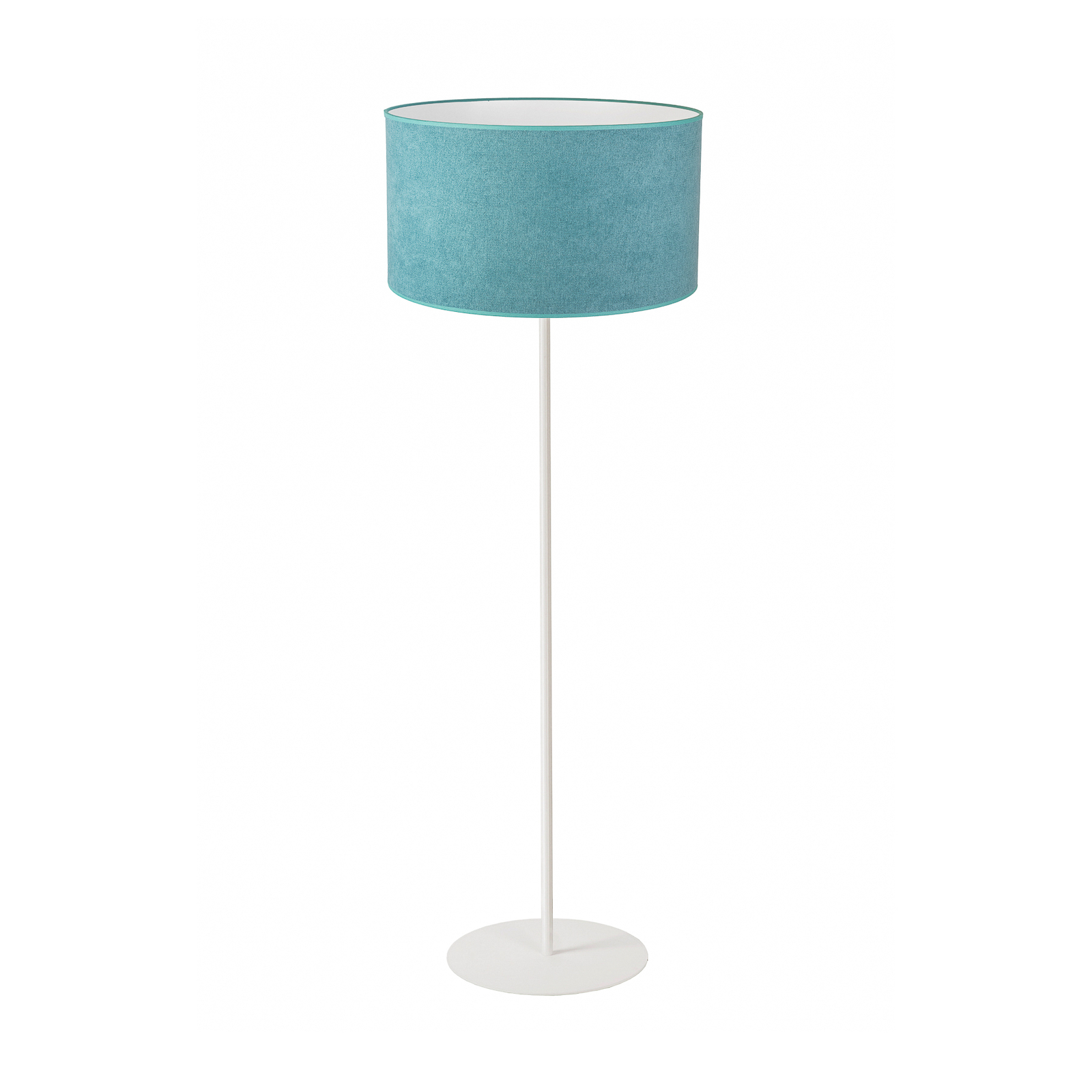 turquoise floor lamp