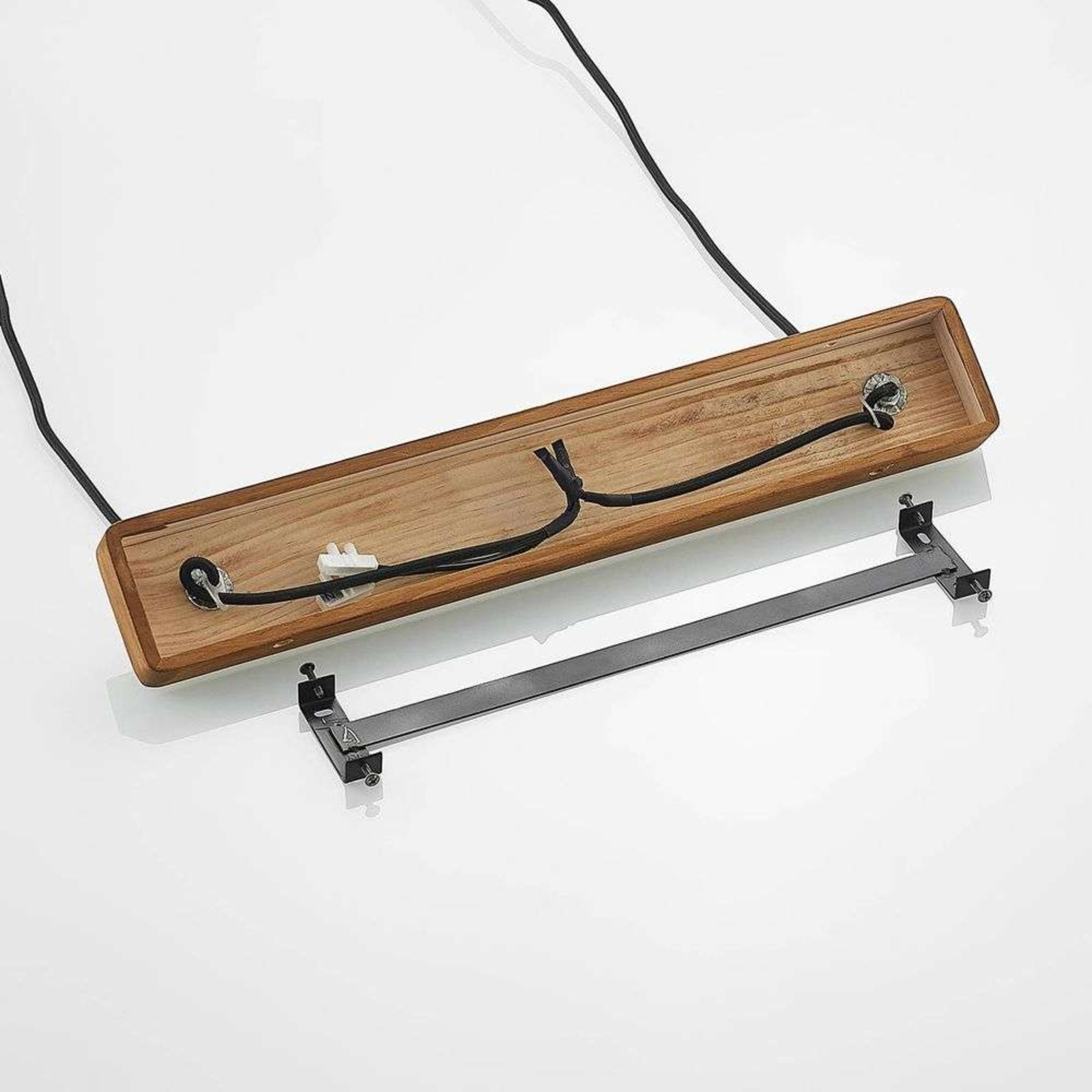 Becky Lustră Pendul Wood/Black/Brass - Lucande