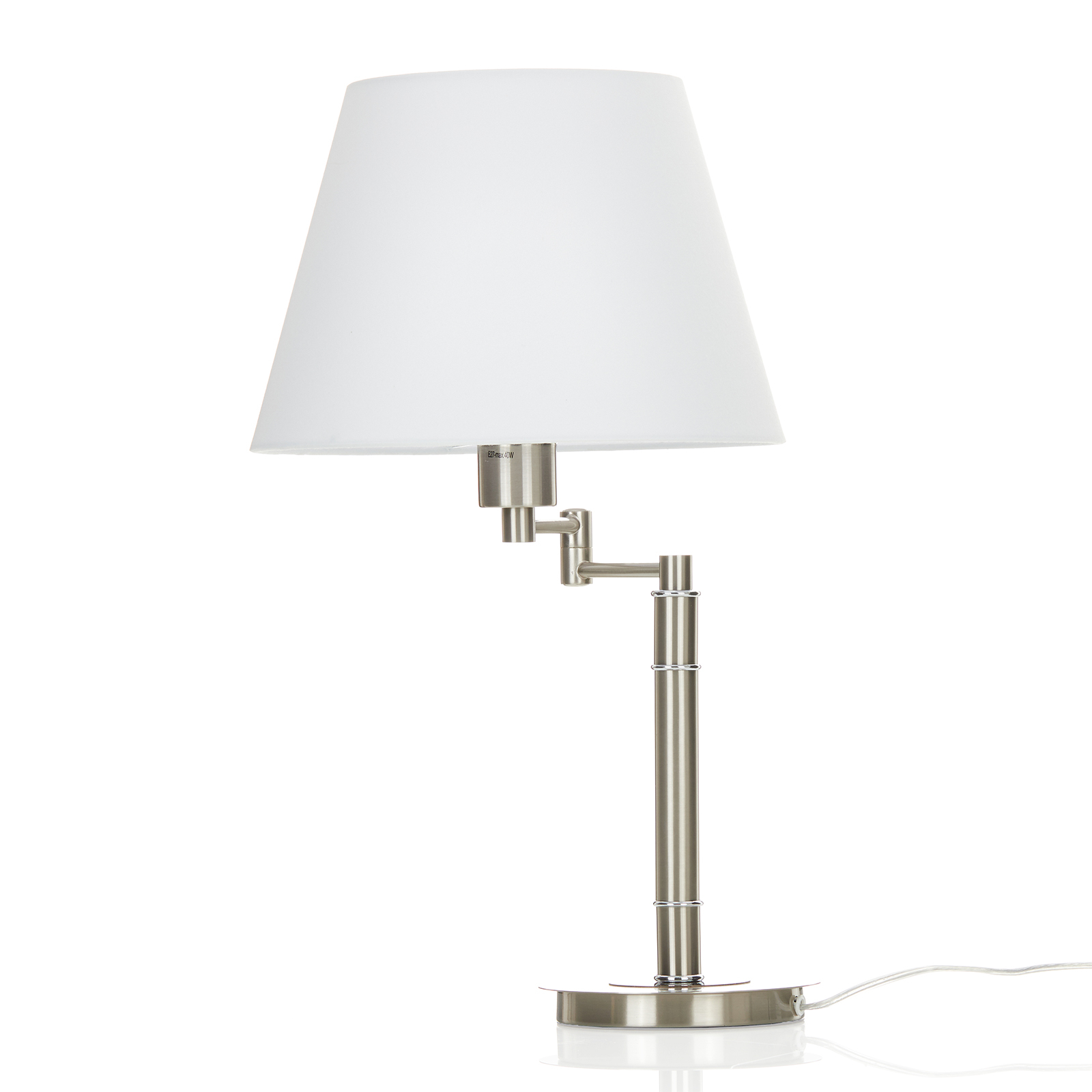Berlin bordlampe i krom | Lampegiganten.no Art Bordlampe Krom E27 uskjerm IP 20 | Lampebord