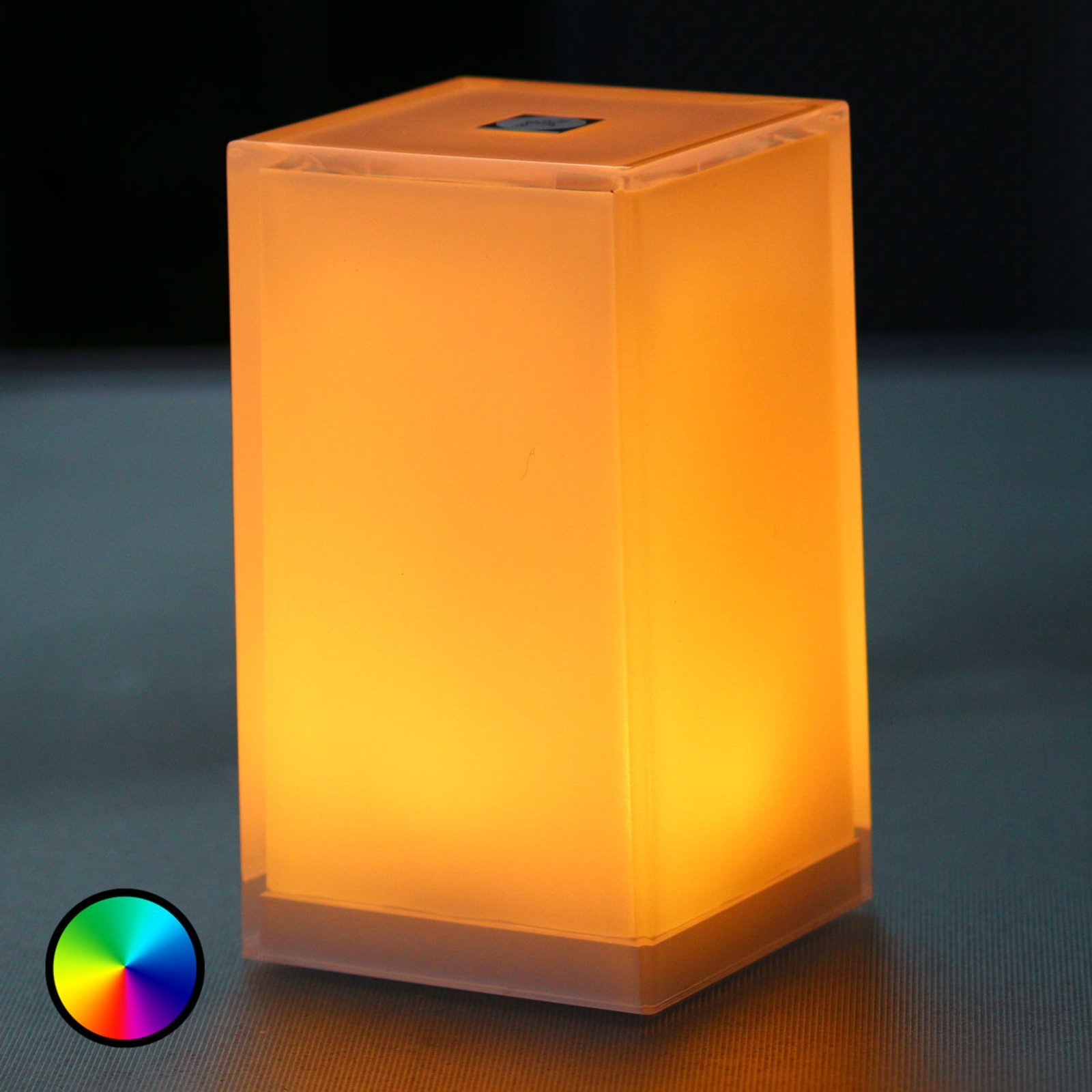 Lampa stołowa Cub zestaw 6 szt., aplikacja, RGBW