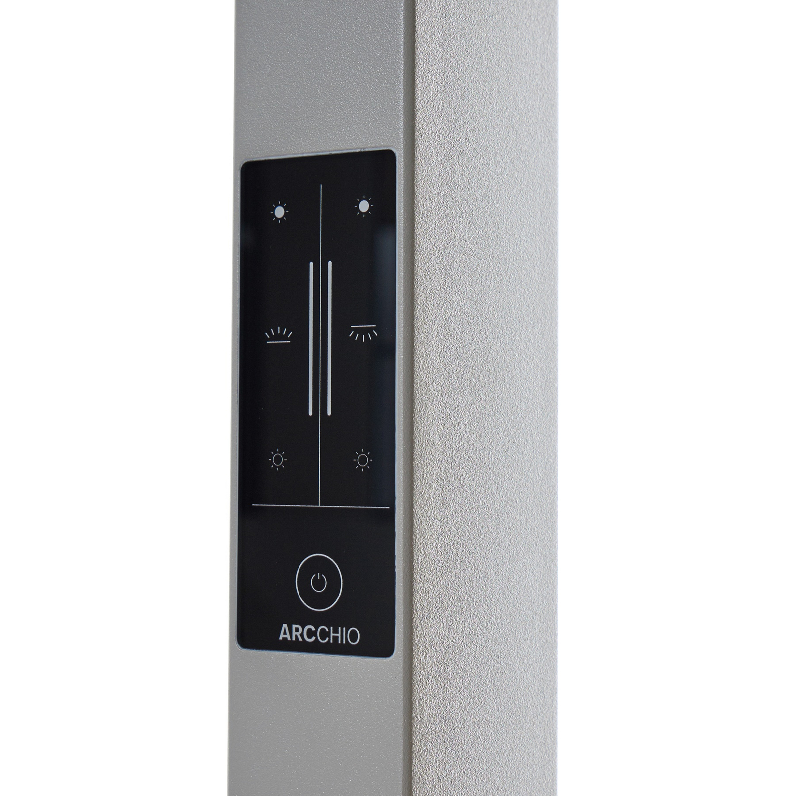 Arcchio LED-Büro-Klemmleuchte Logan, silber, dimmbar, Sensor Arcchio LED-Büro-Klemmleuchte Logan, silber, dimmbar, Sensor