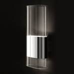 Oluce Line wall light, transparent