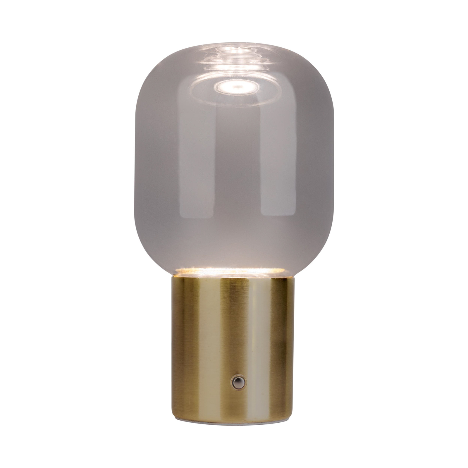 LED dekorbordslampa Albero, batteri, fot guld
