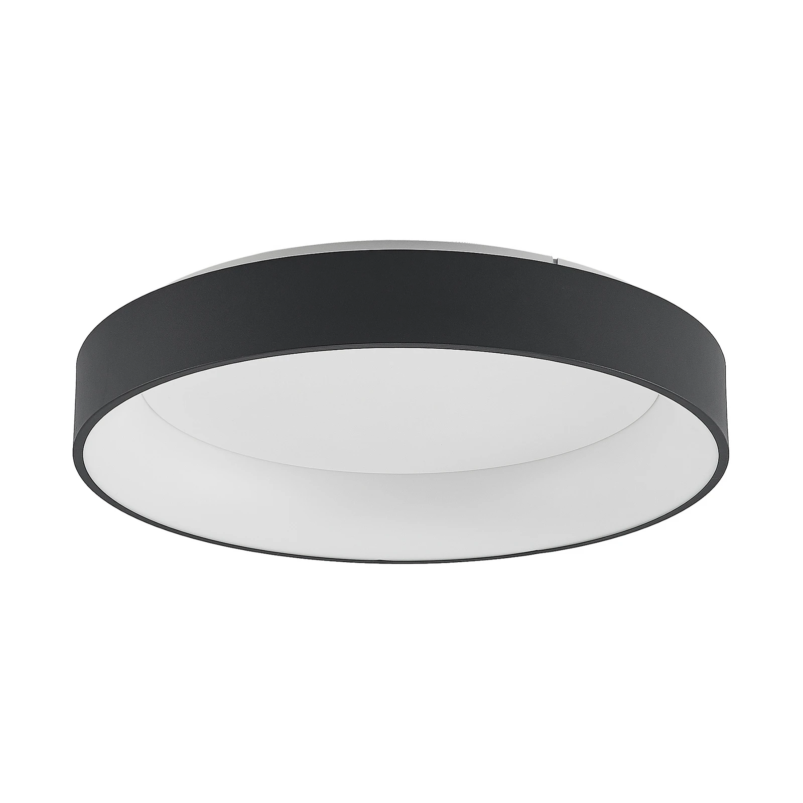 Arcchio lampa sufitowa LED Aleksi, Ø 60 cm, czarny, metal, CCT