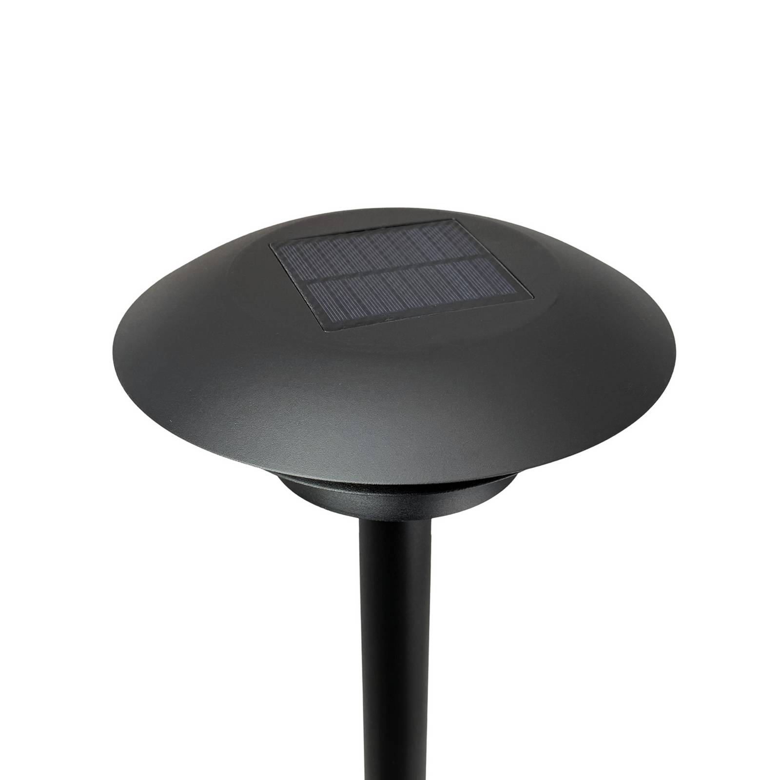 Lampa słoneczna Dyberg Larsen DL25 z grotem ziemnym, czarna, 3000 K