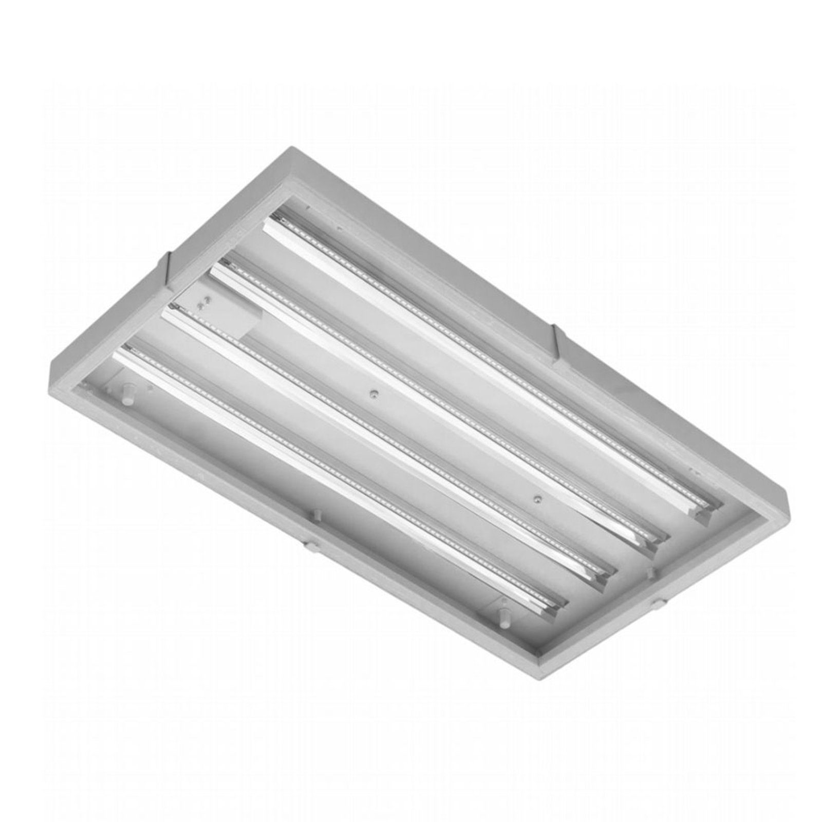 EGG LED high-bay spotlight with clear cover 108 W, sheet steel, glass, 108 W, energy efficiency: A+, L: 65.4 cm, W: 35.4 cm, H: 9 cm