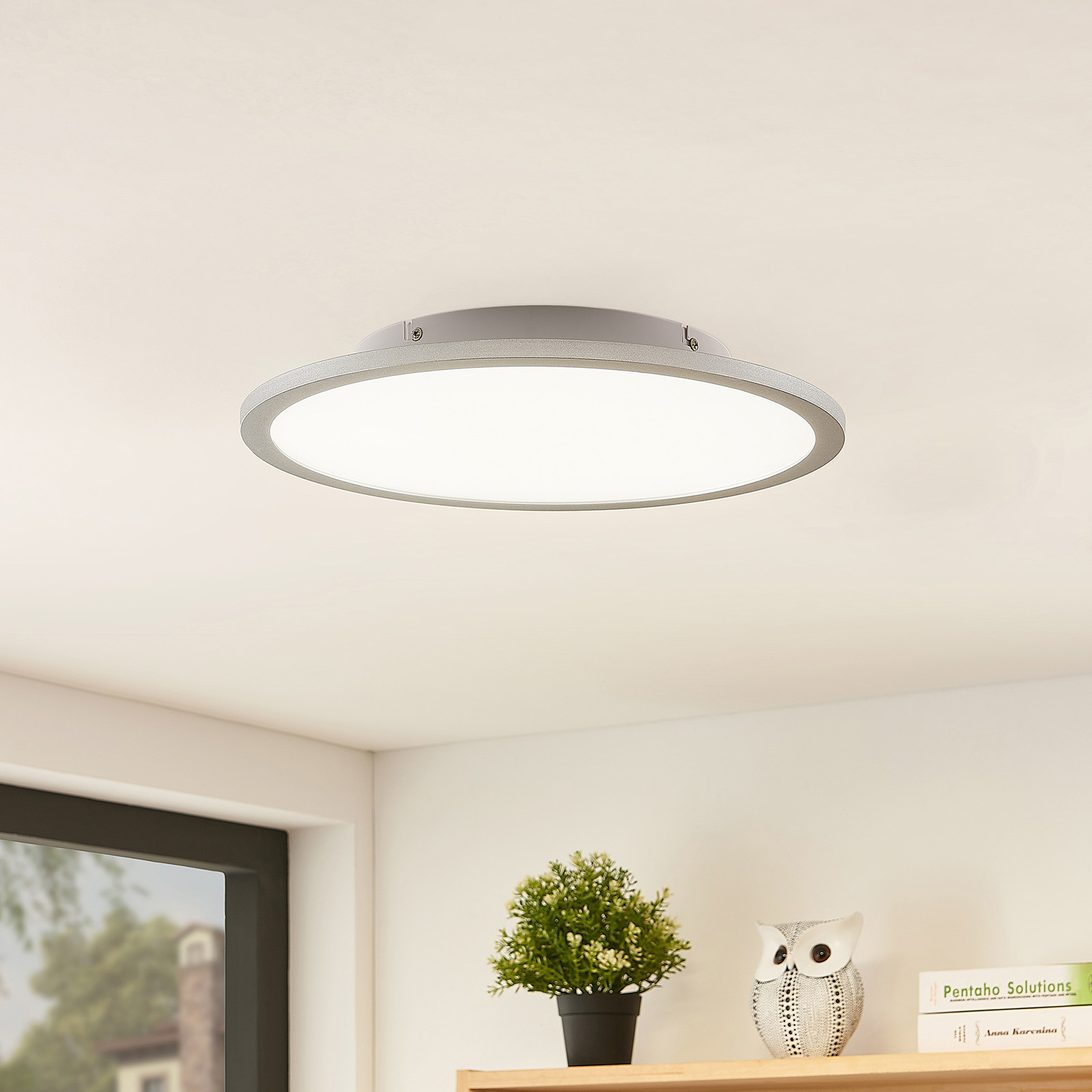 Lindby Narima LED ceiling lamp, CCT, Ø 40 cm