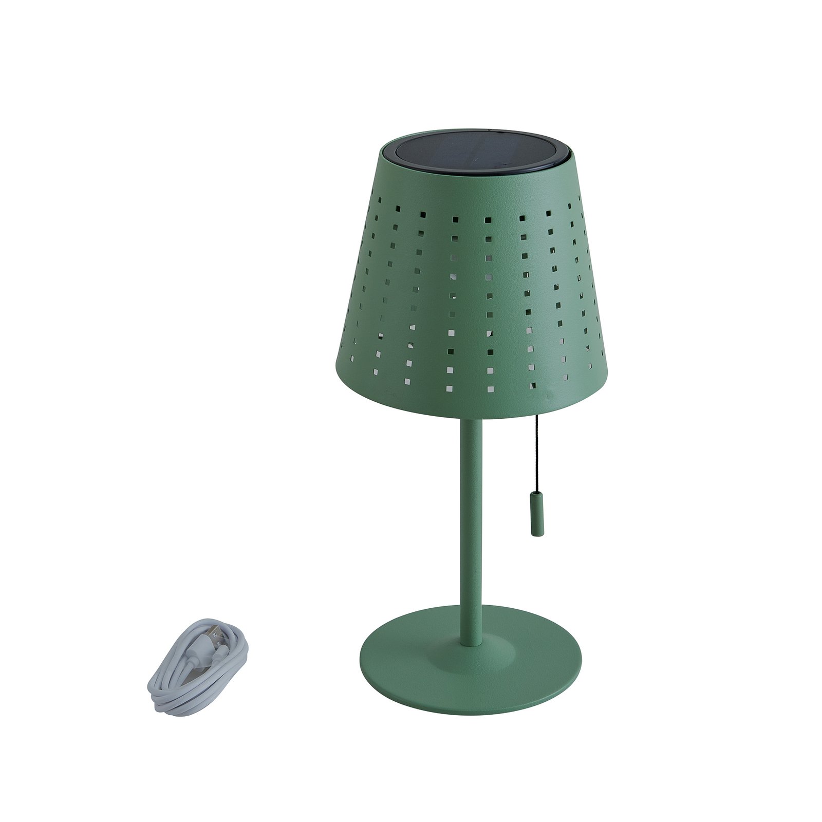 Hilario Portable solaire Lampe de Table Sage Vert - Lindby