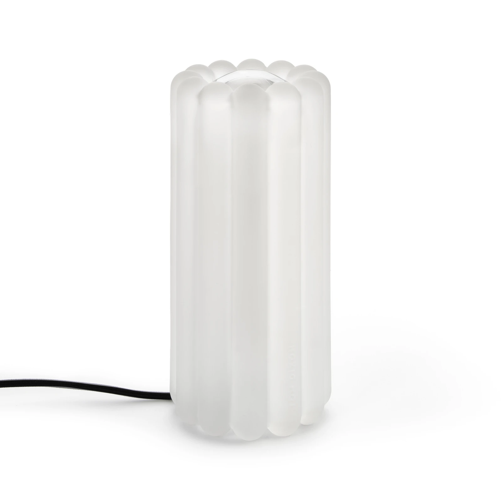 Tom Dixon LED настолна лампа Press, матирано стъкло, височина 24 cm