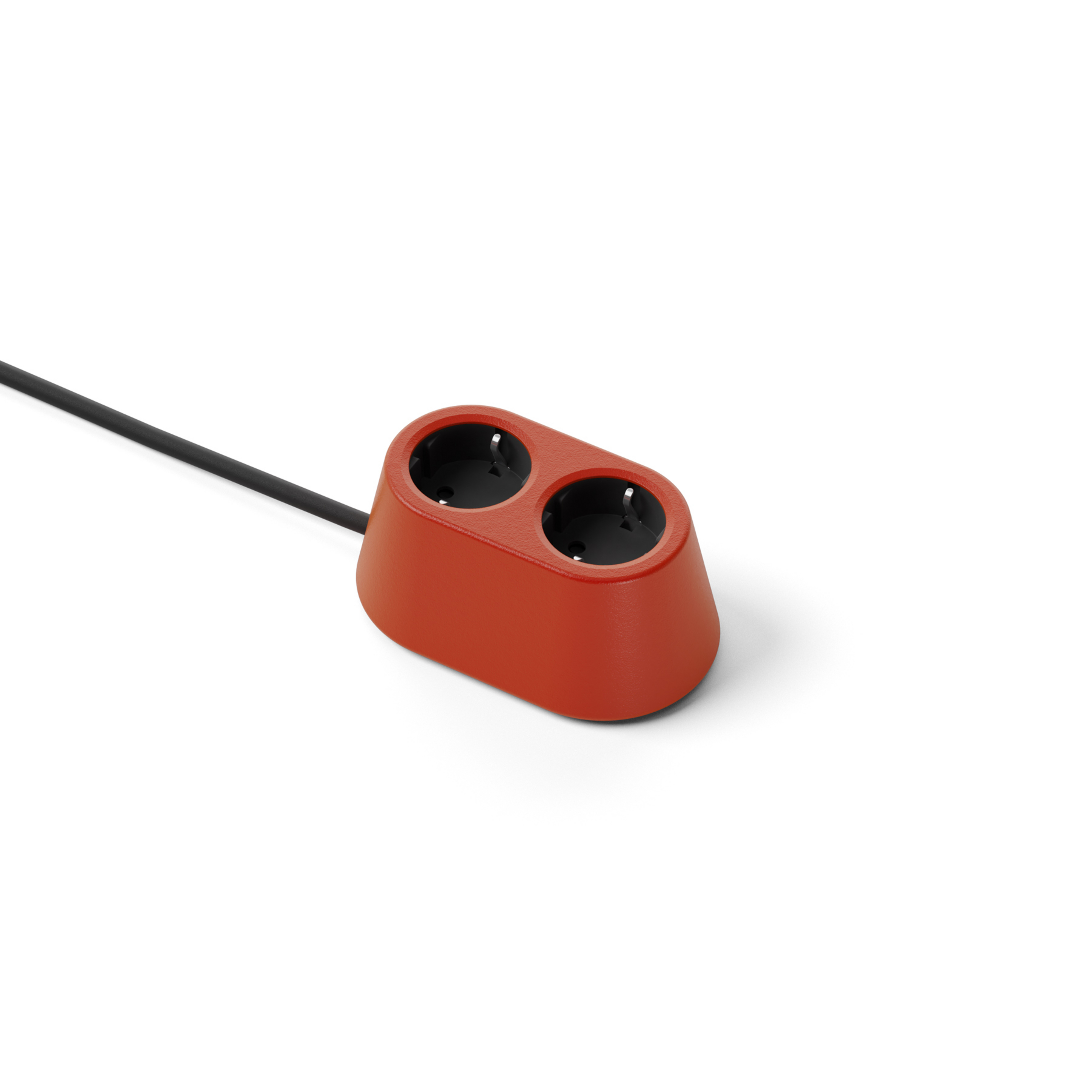 Prise NOMAD BLOCK, rouge clair, 2 x type F - Forming Function