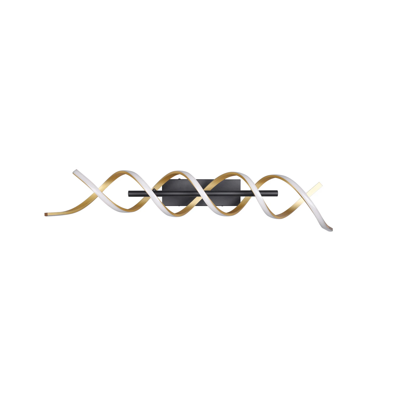 Sequence LED ceiling light, dimmable, CCT, brass