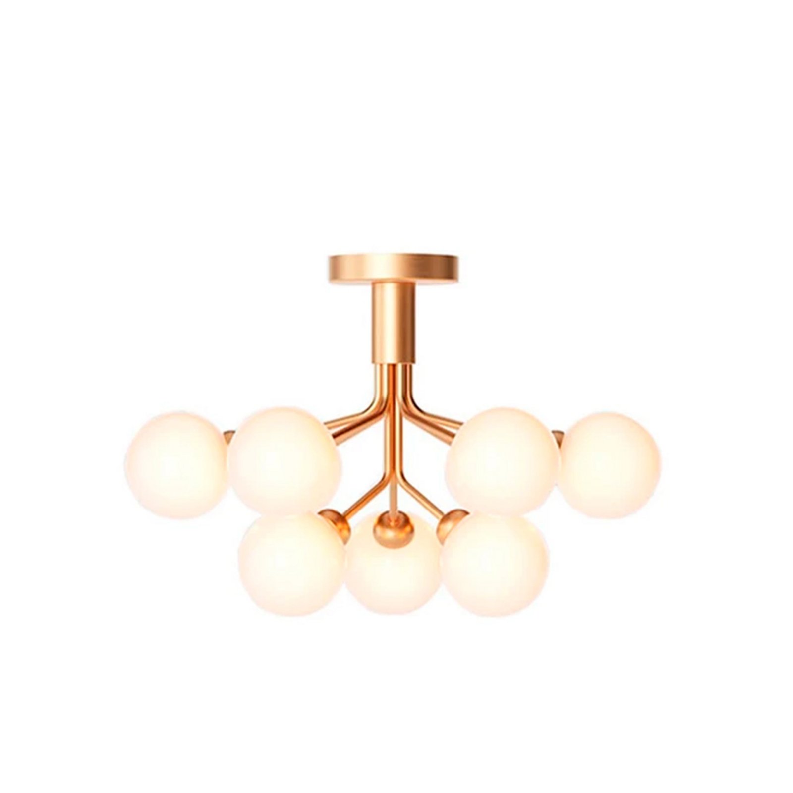 Apiales 9 Stropné Lampa Brushed Brass - Nuura