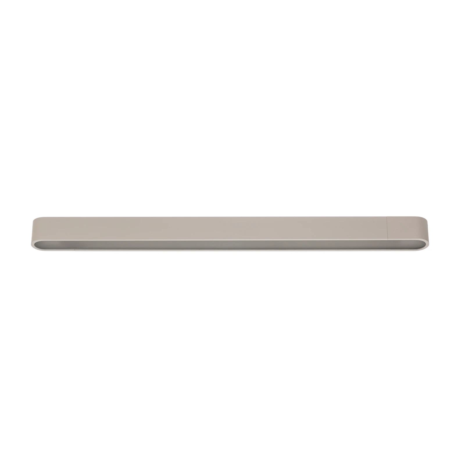 Plafonnier Soft, 95 x 6 cm, blanc, aluminium, G13