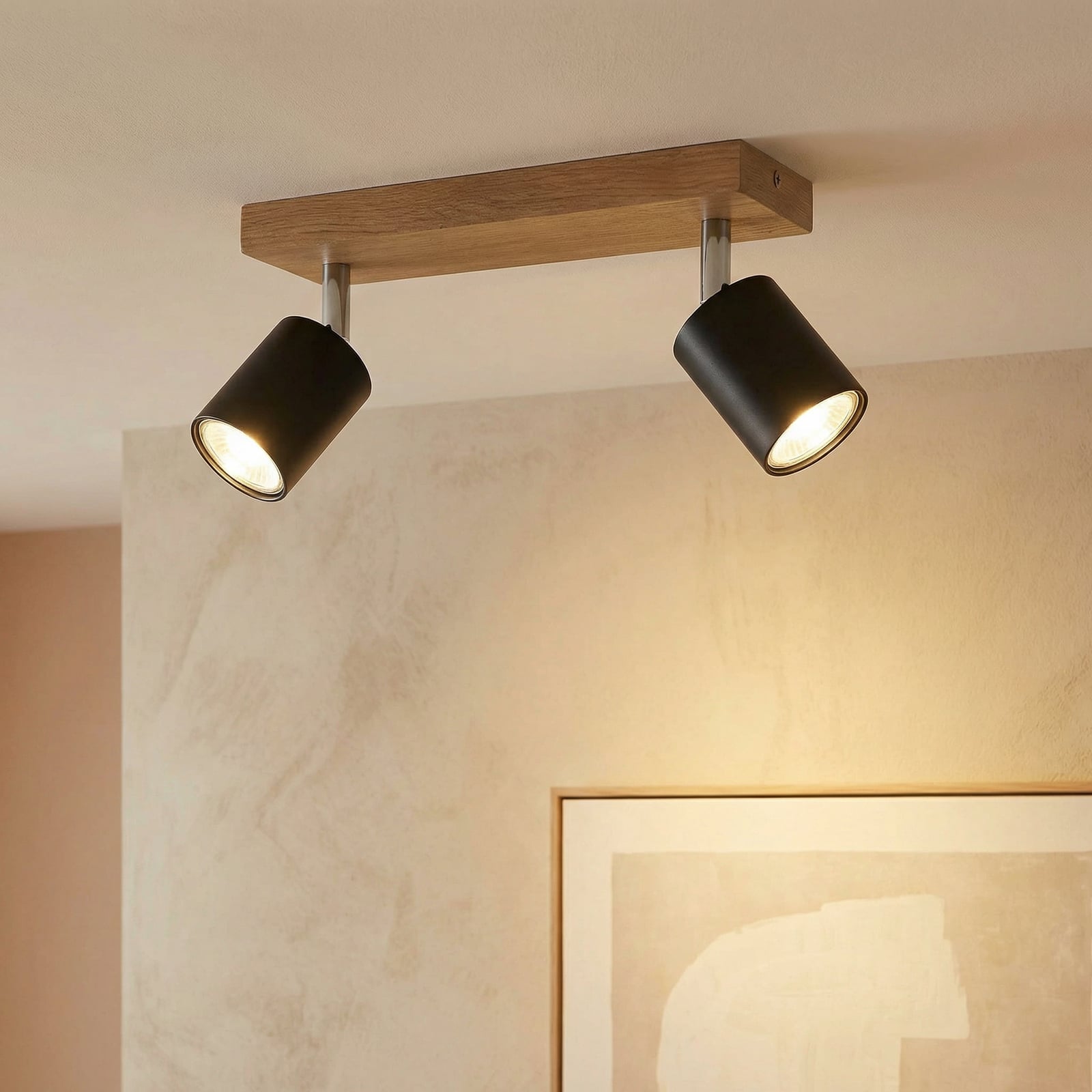 Envostar Alara Spot 2-punktowa sosna brązowa