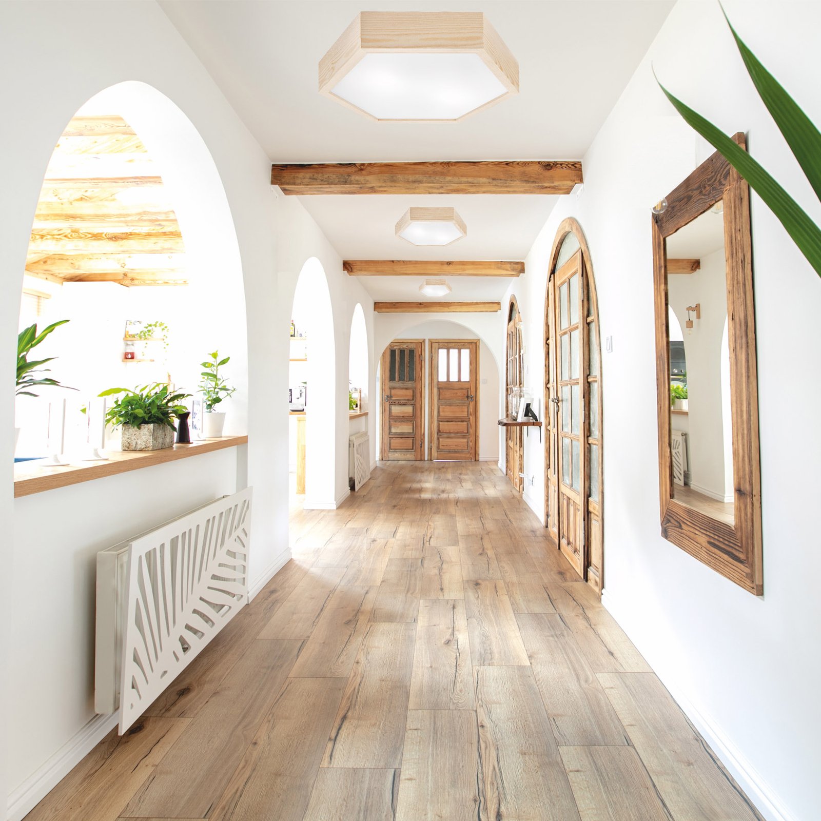 Hagen Deckenleuchte Pine Wood - Envostar