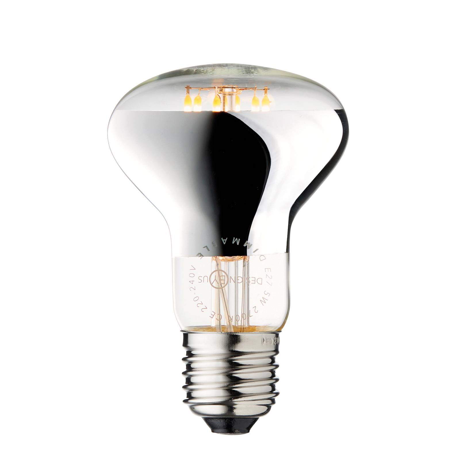 DESIGN BY US LED-lampa Reflektor E27 5 W 2 700 K dimbar