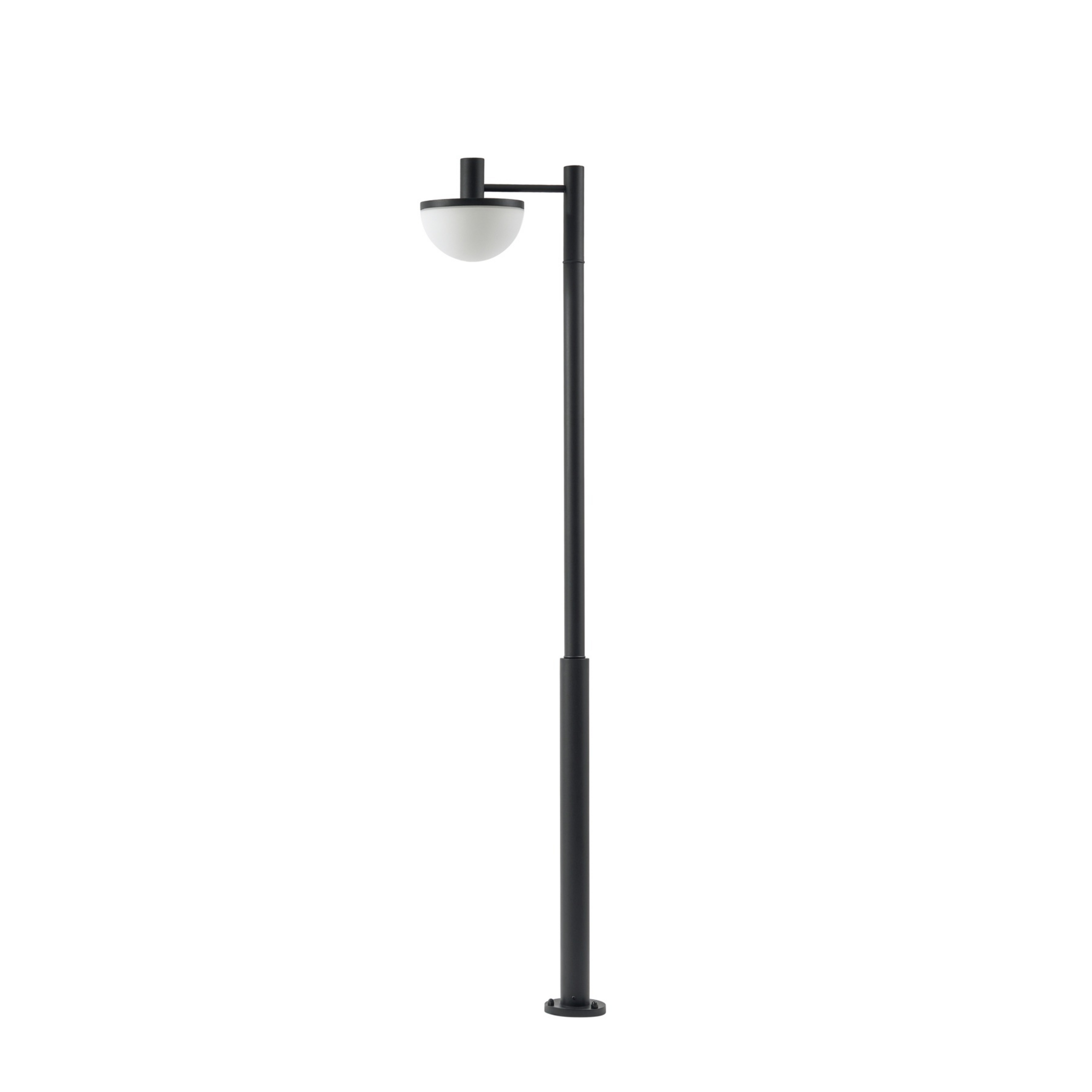 Tora LED outdoor light, CCT, dimmable, black, 1-bulb - Lucande