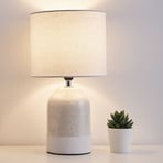 Pauleen Sandy Glow table lamp, white/beige