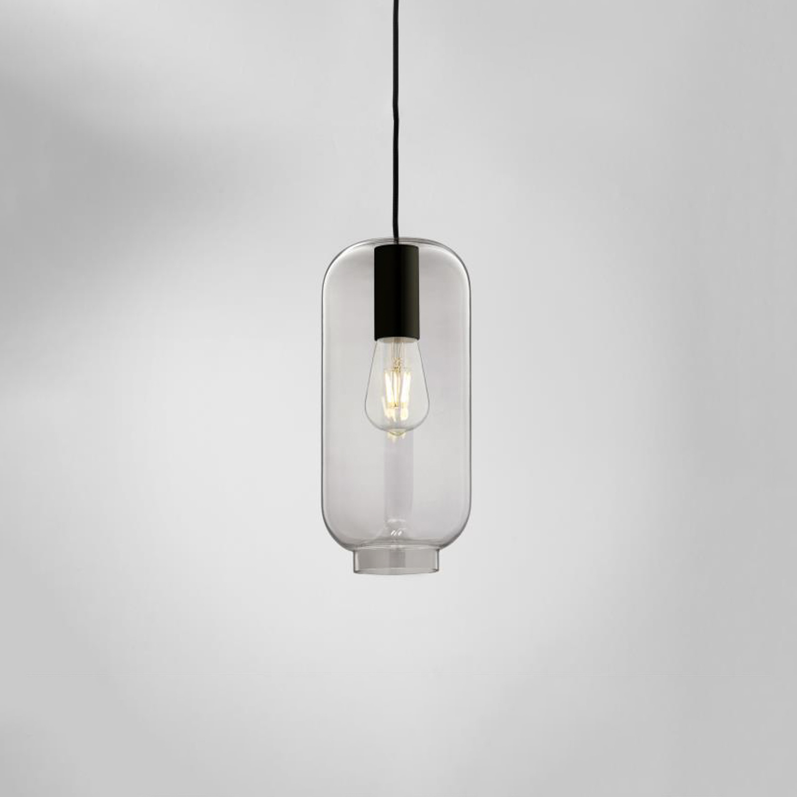 Loon Soft Hängelampe mit länglichem Glas