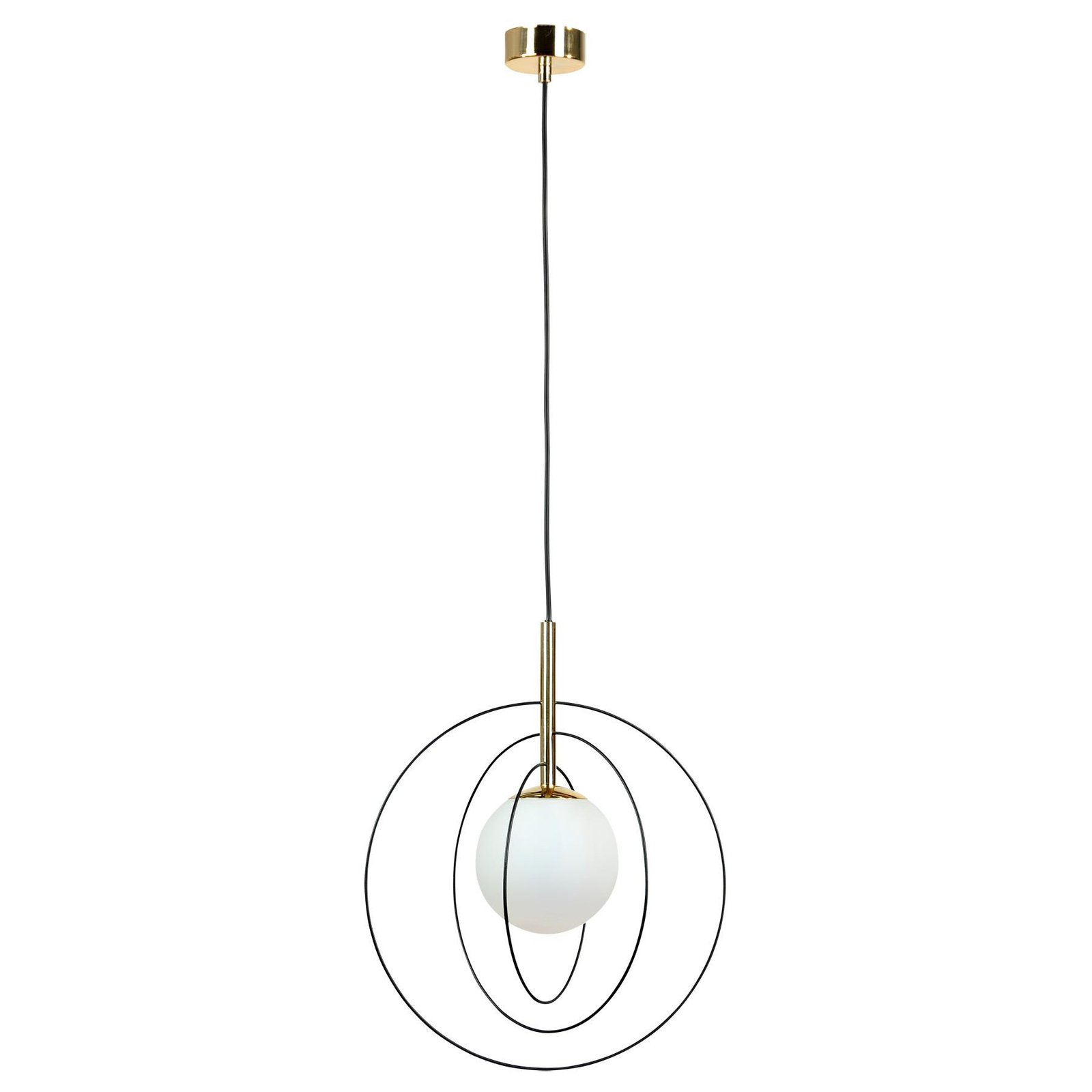"Euluna" pakabinamas šviestuvas "Spinn", 1 lemputė, stiklas, Ø 35 cm