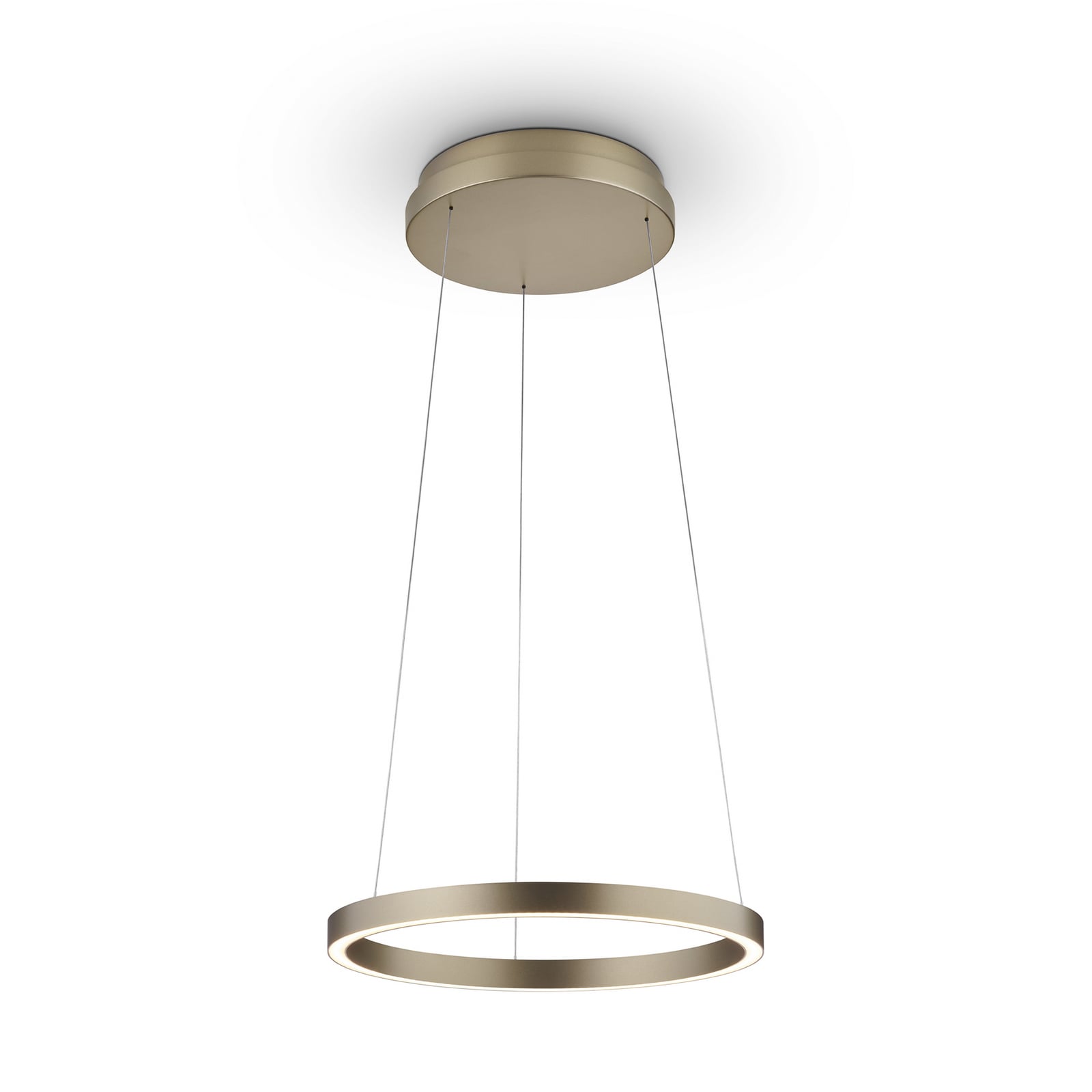 Lampada LED a sospensione Lisa-40, CCT, dimmerabile, effetto color bronzo
