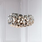 Narisa LED hanging light 47 cm glossy chrome