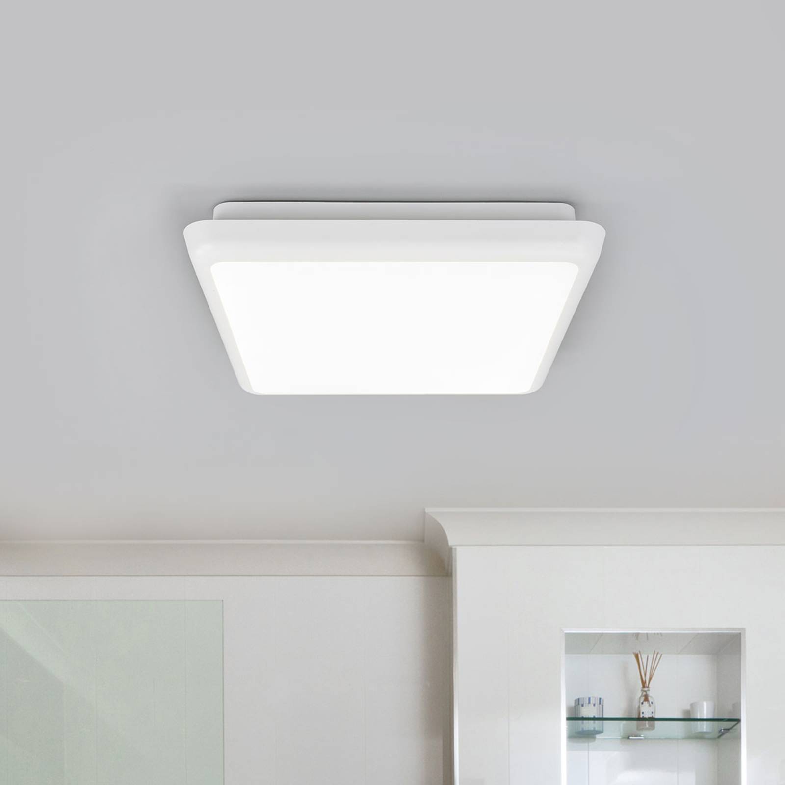Zdjęcia - Żyrandol / lampa Arcchio Lampa sufitowa LED Augustin, kątowa, 25 x 25 cm 