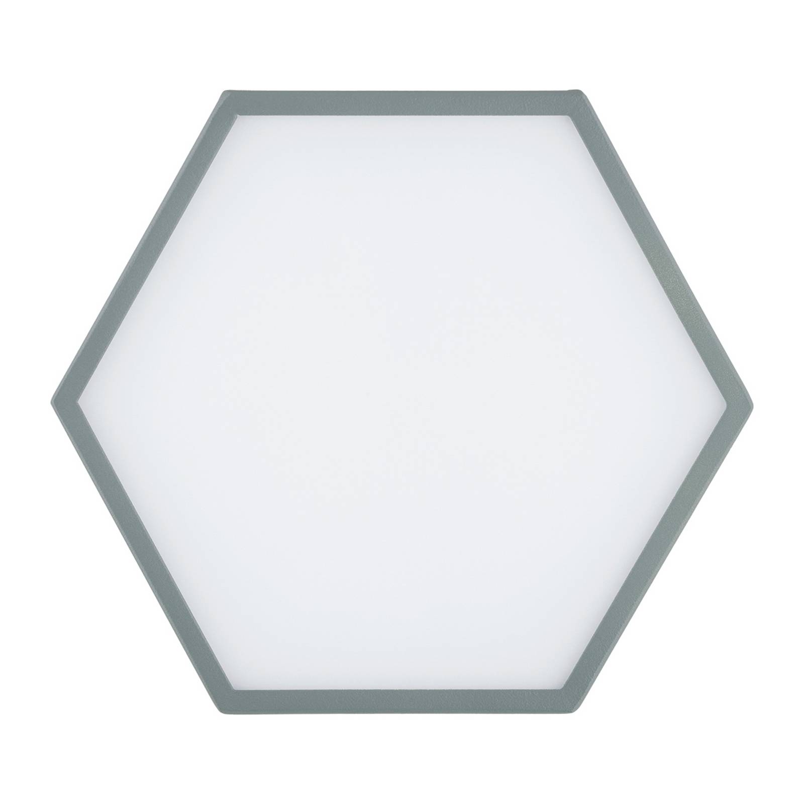 Lampa sufitowa LED Libre, szałwiowa zieleń, stal, 3000 K