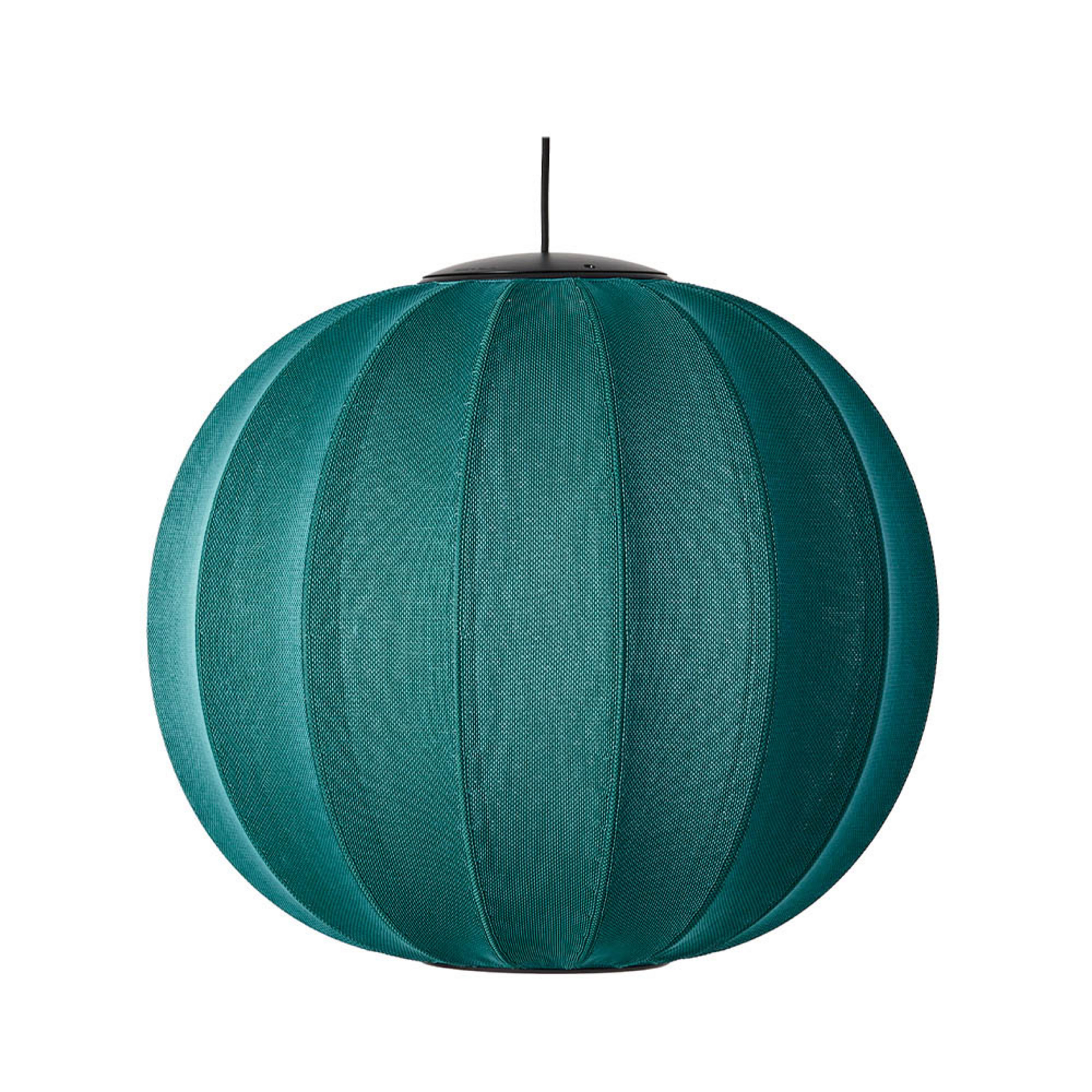Knit-Wit 60 Round LED Pendelleuchte Seagrass - Made By Hand