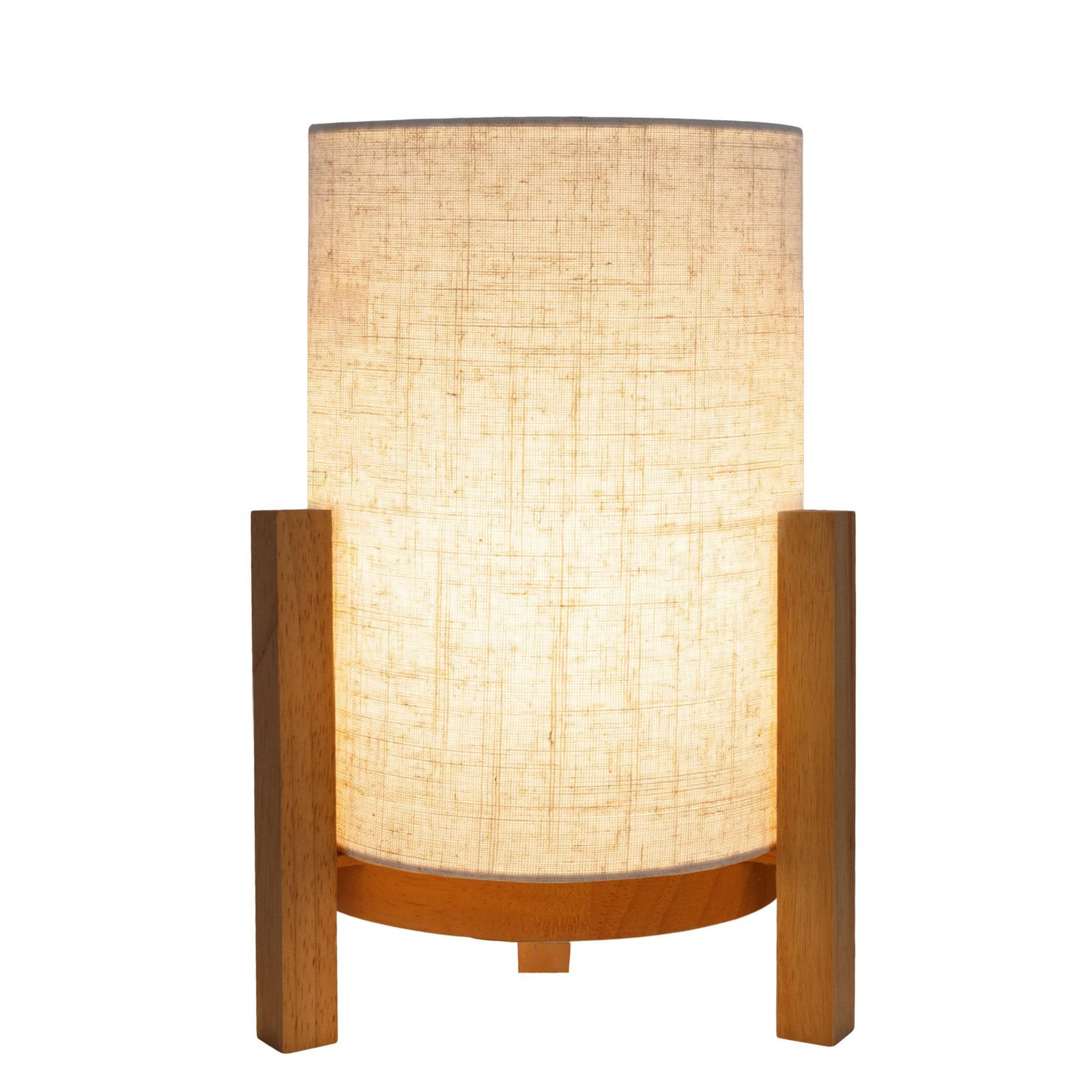 Lampe de table LED Madita, hauteur 32 cm, Natur/ lin