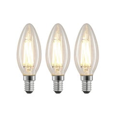 LED filamenti E14 4W 827 candela dimming set 3x
