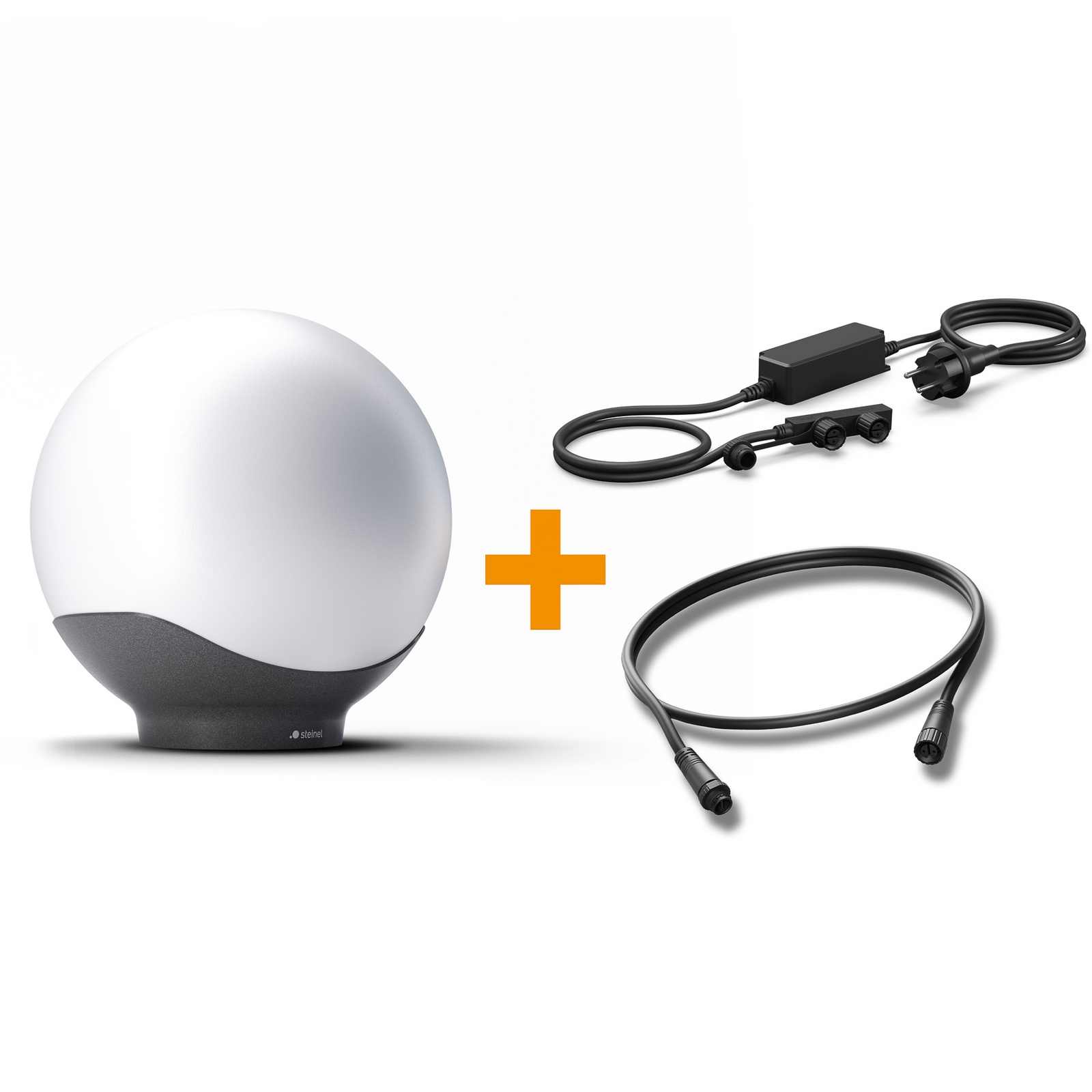 STEINEL Startpakke Sphera 400C, hvid/sort, RGBWW, IP65
