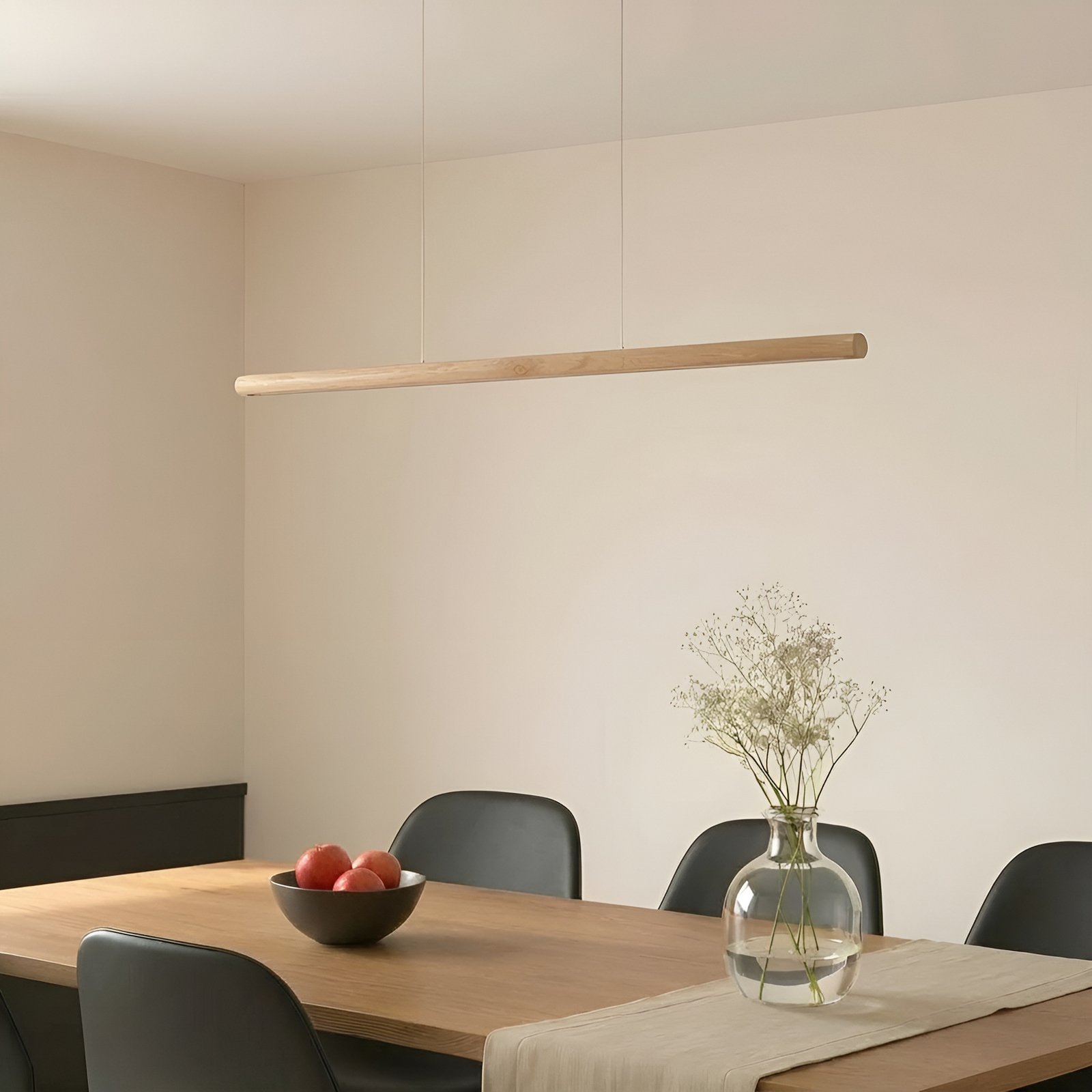 Maruta LED Függőlámpa Fa - Lucande Maruta LED Függőlámpa Fa - Lucande