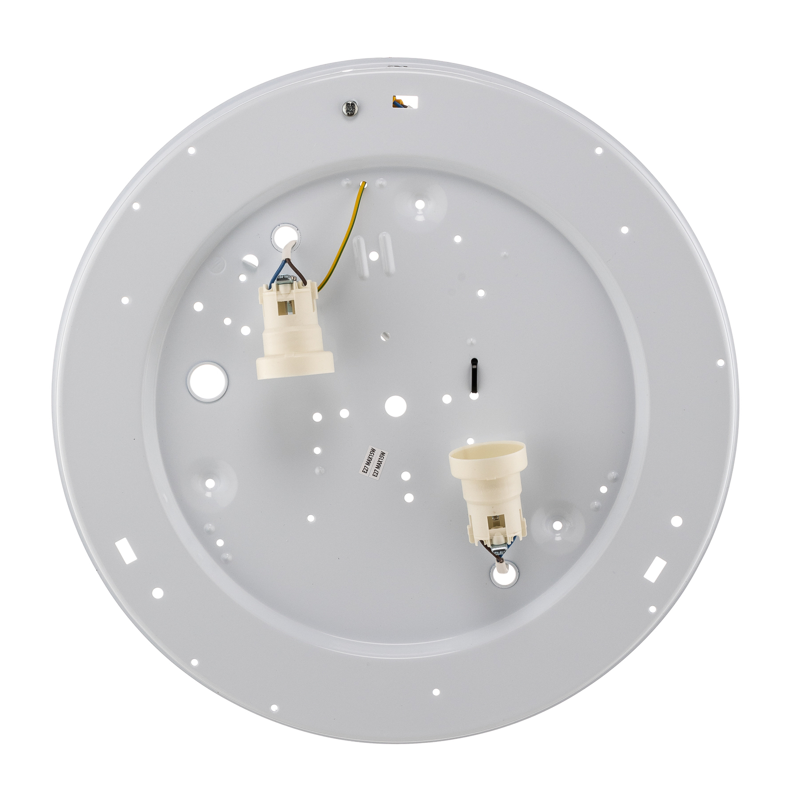 Taklampe Dayton, gulllakkert Ø 35 cm