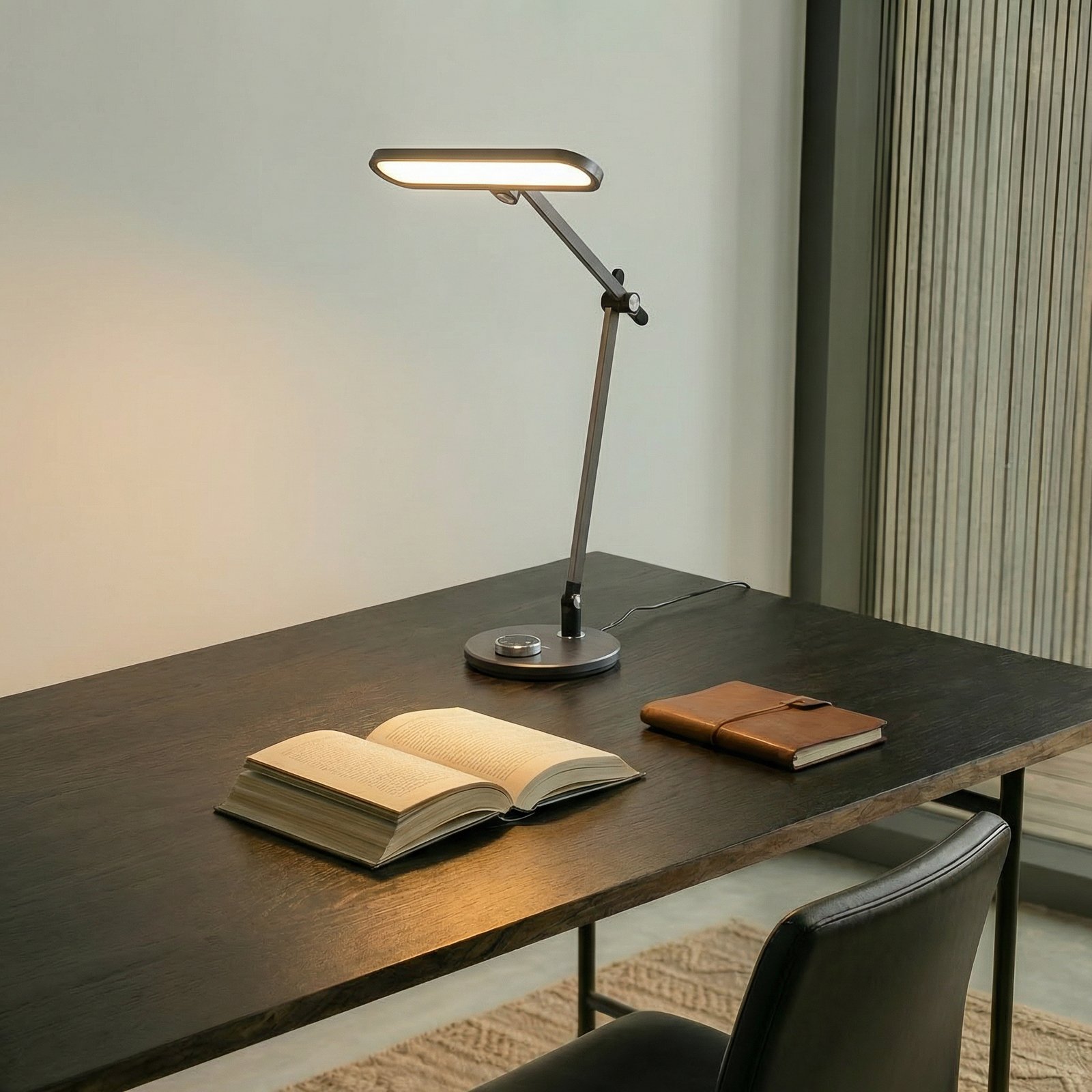 Elvir LED Tischleuchte CCT Grau - Lindby