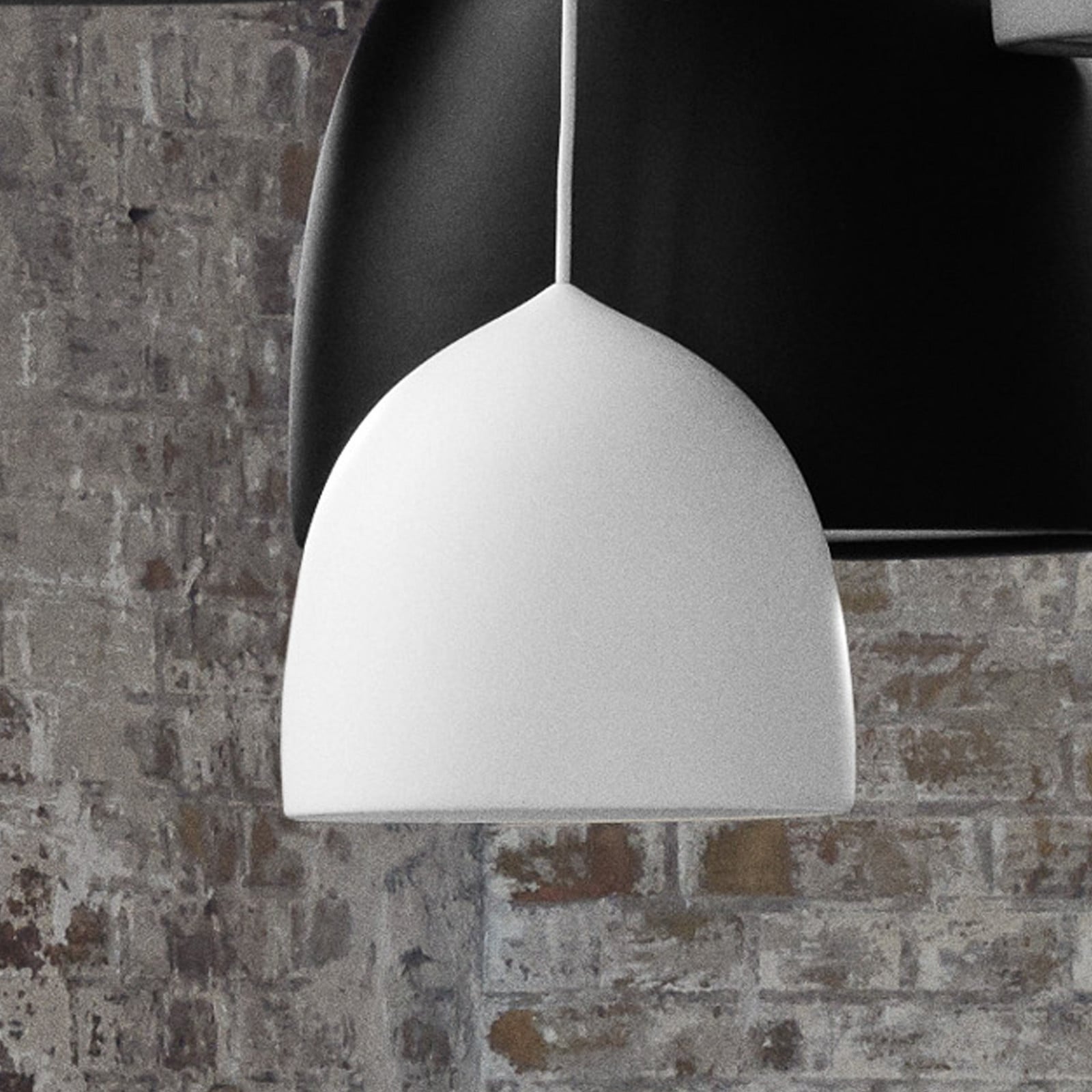Suspence P1 Taklampa Matt Vit FRITZ HANSEN - Vardagsrum - Design - Metall - Med en ljusk&auml;lla