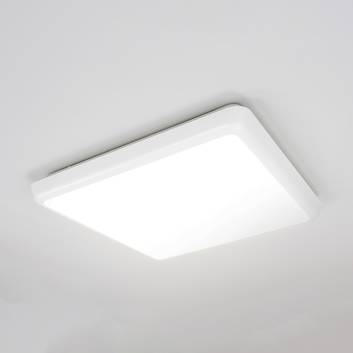 Prosta lampa sufitowa Augustin z LED, IP54