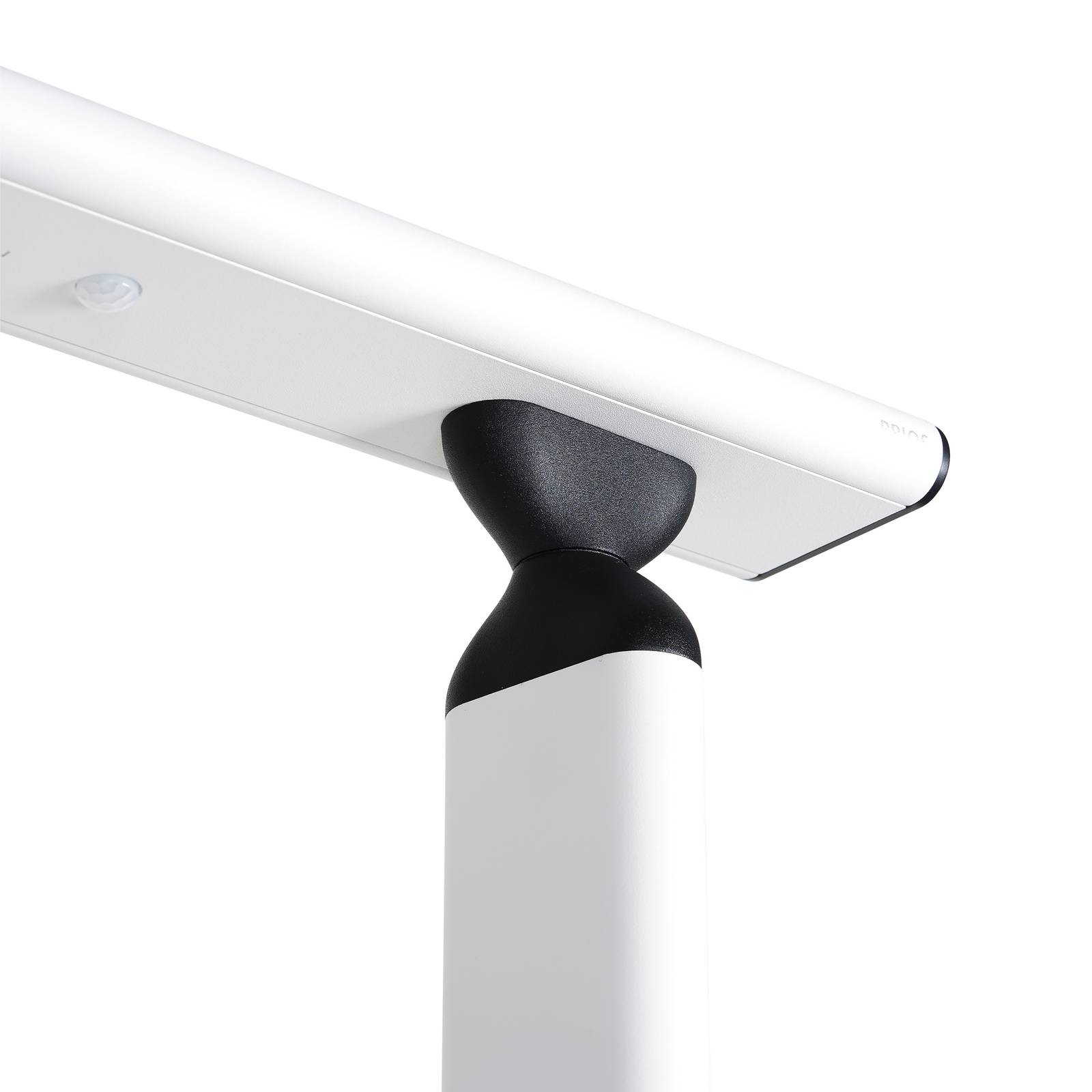 Prios Zyair LED-gulvlampe til kontor hvit 108,4 cm
