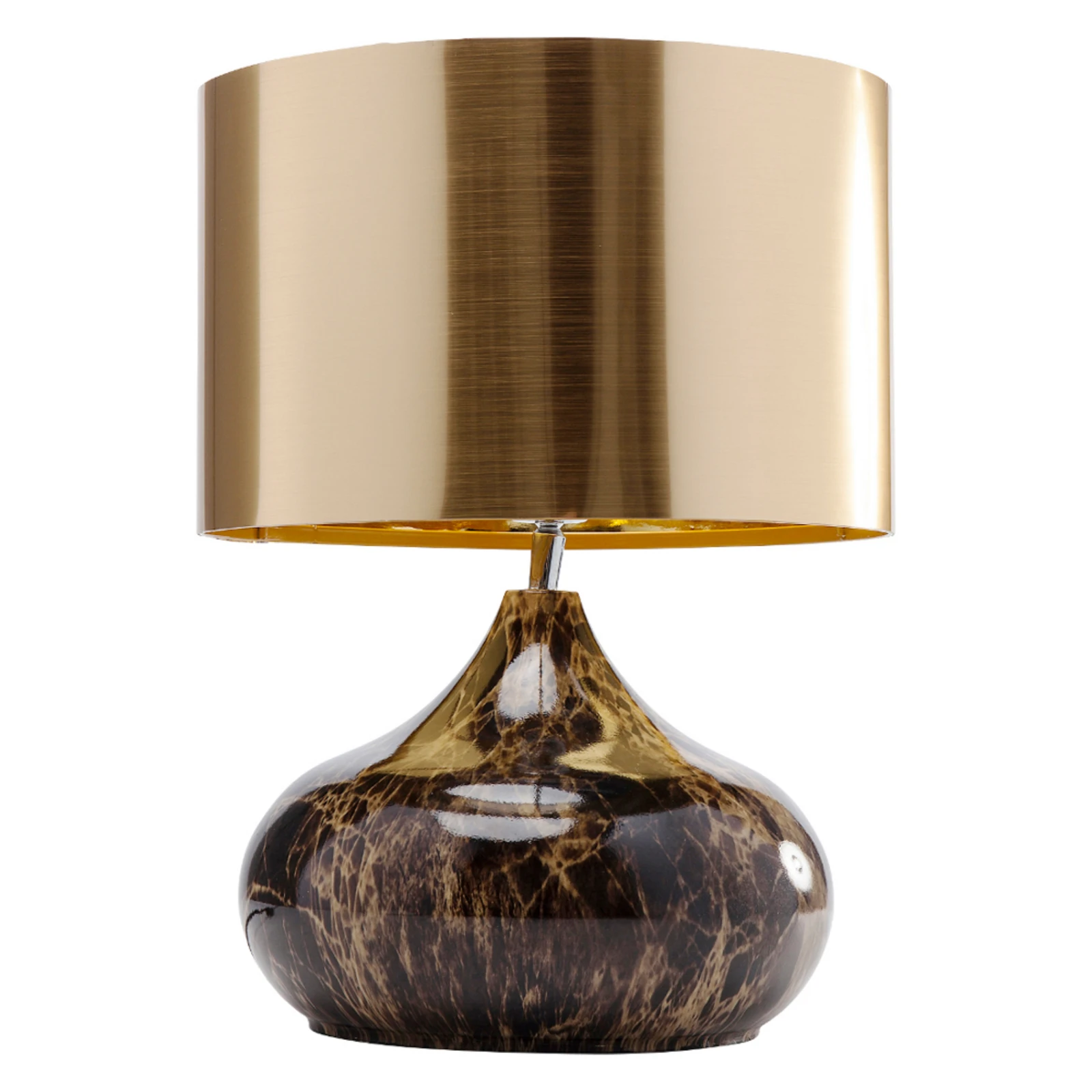 KARE Mamo Deluxe Tischleuchte, gold, kippbar