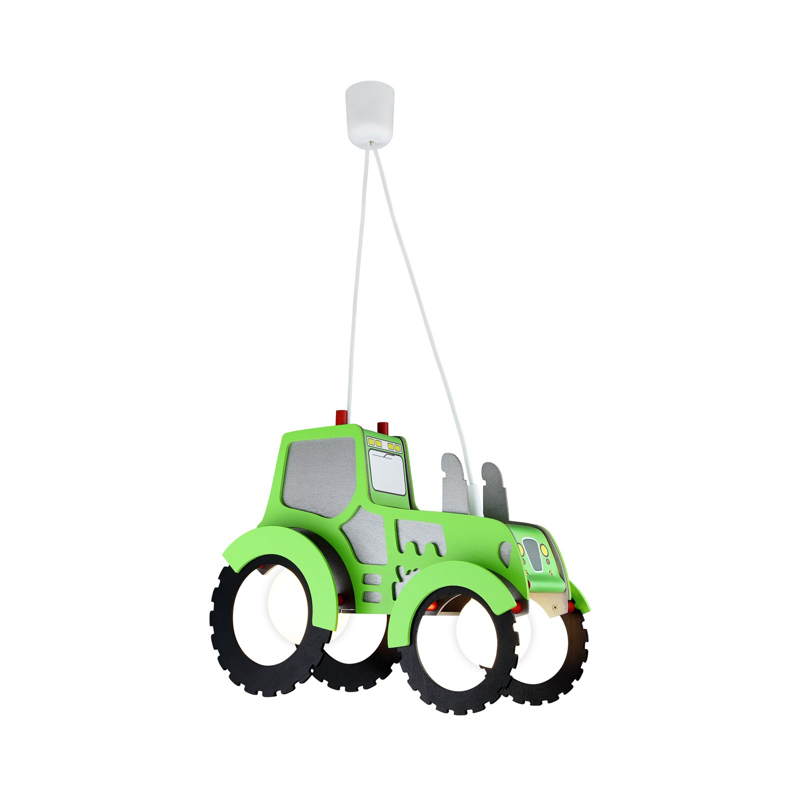 Traktorska viseča luč za otroško sobo