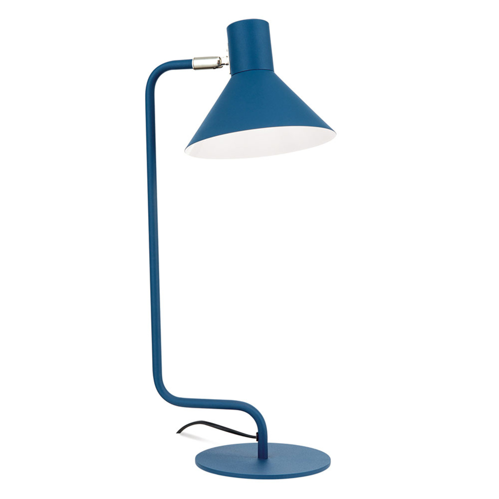 Lámpara de mesa Viktoria cabeza ajustable azul