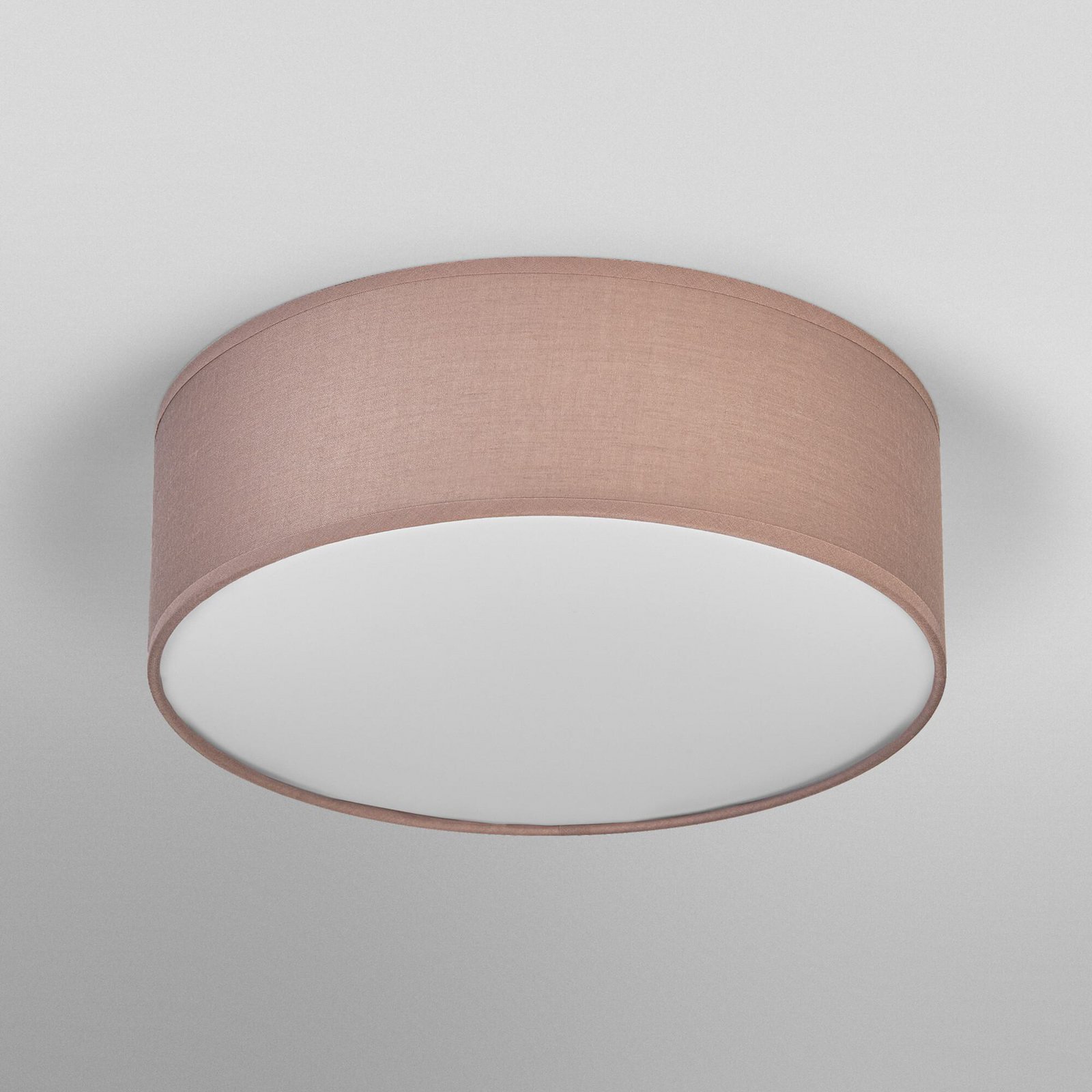 OSRAM ORBIS PARIS mennyezeti világítás, barna, Ø 30 cm, textil, E27